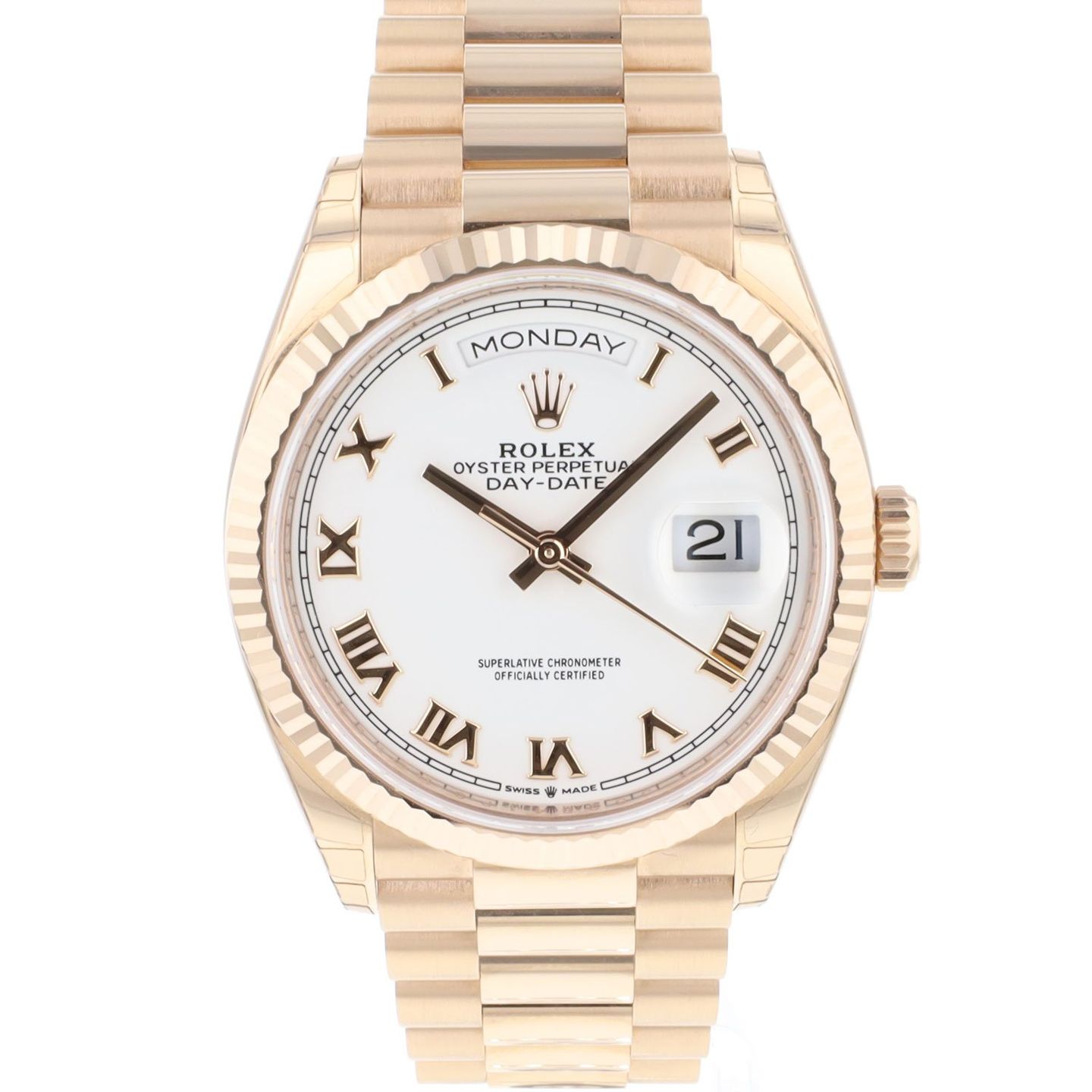 Rolex Day-Date 36 128235 (2021) - 36 mm Rose Gold case (1/6)