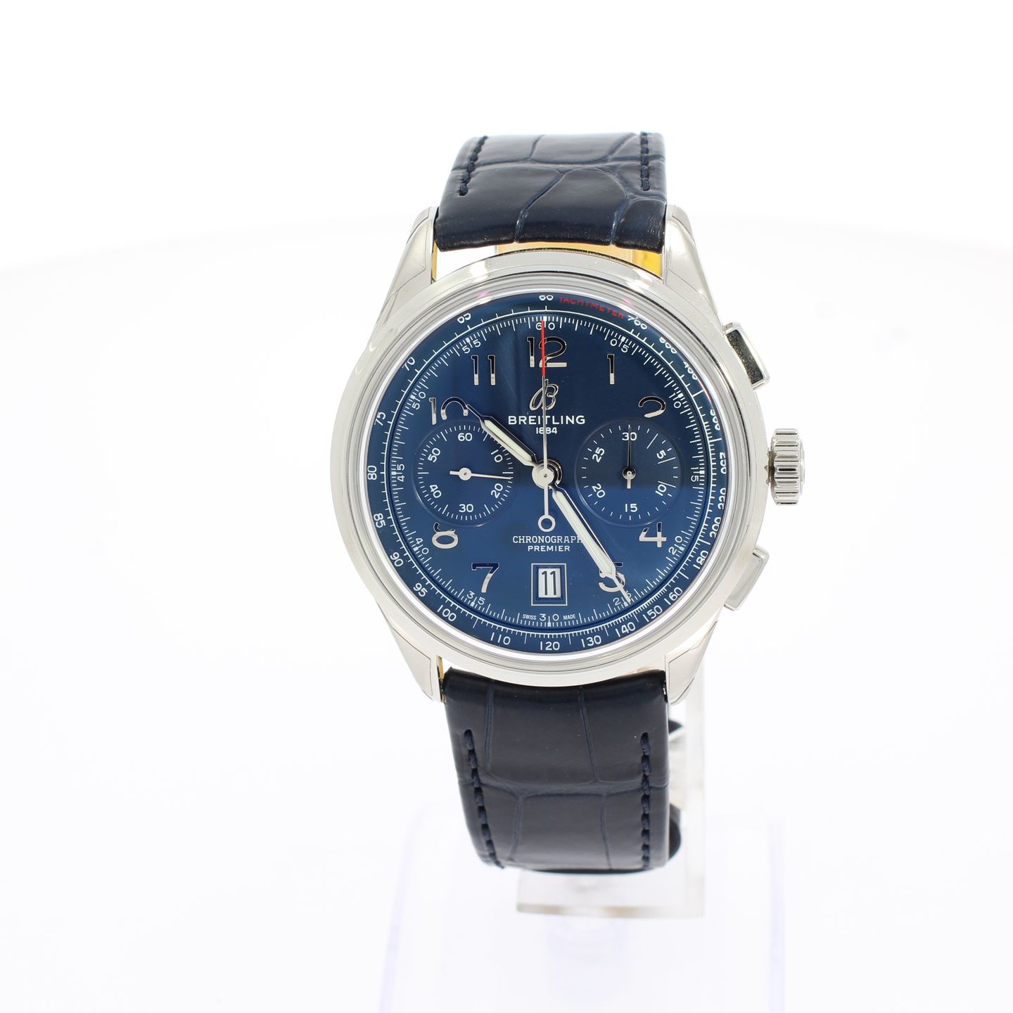 Breitling Premier AB0145171C1P2 (2024) - Blauw wijzerplaat 42mm Staal (1/1)