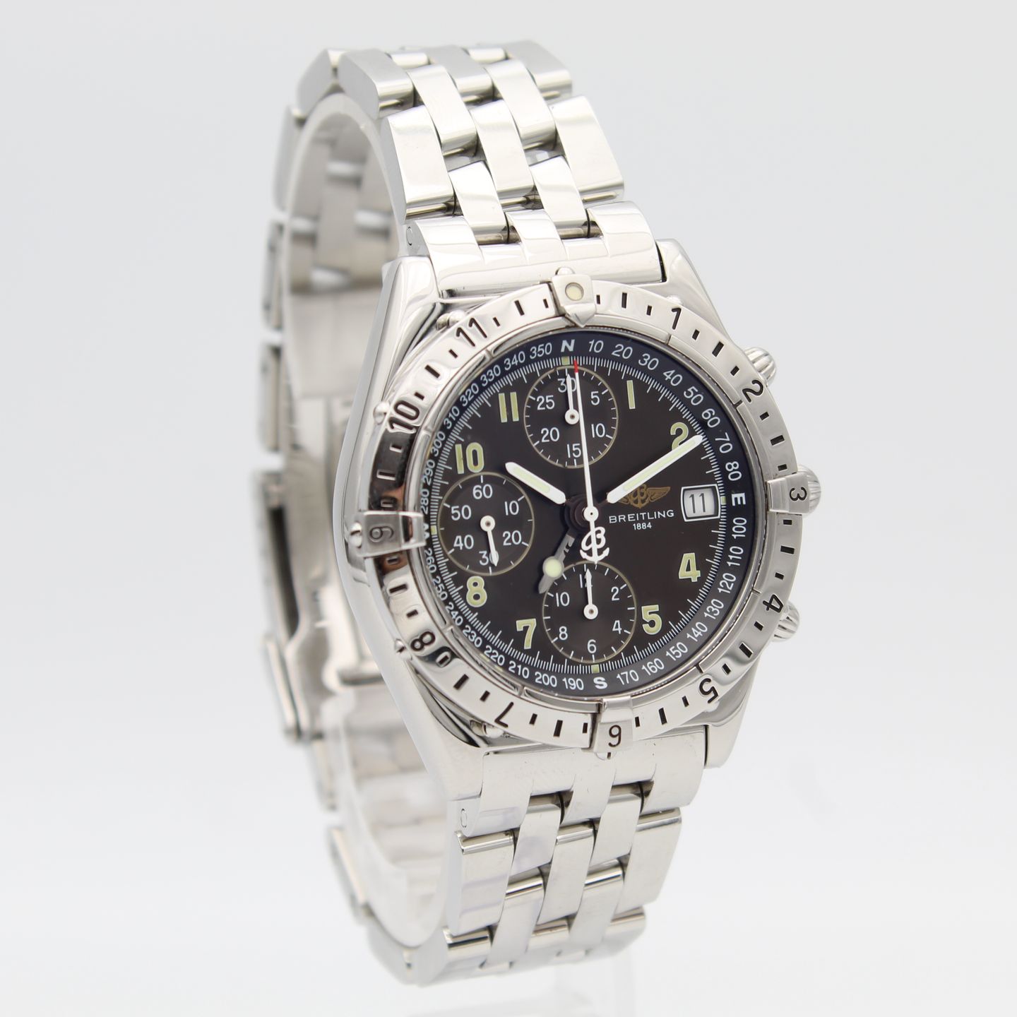 Breitling Chronomat A20048 (1994) - Grey dial 39 mm Steel case (5/8)