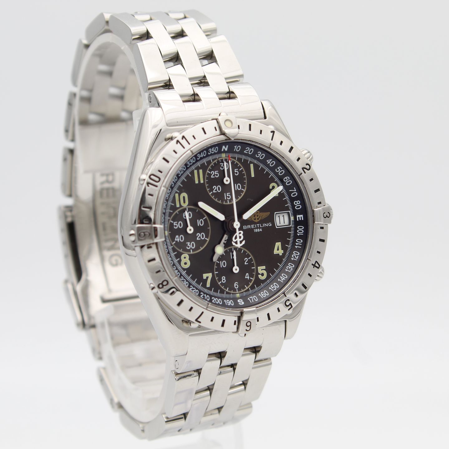 Breitling Chronomat A20048 (1994) - Grey dial 39 mm Steel case (4/8)