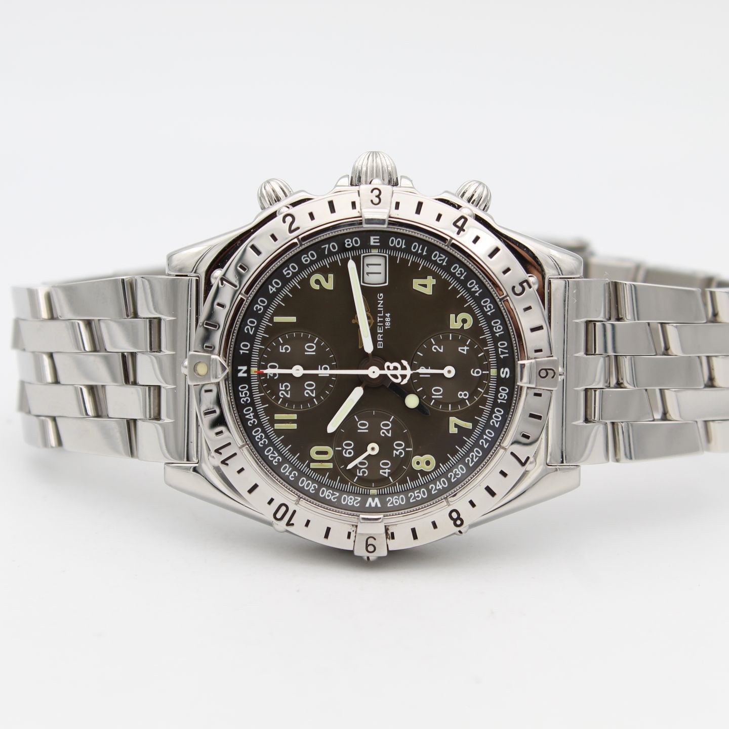 Breitling Chronomat A20048 (1994) - Grey dial 39 mm Steel case (7/8)