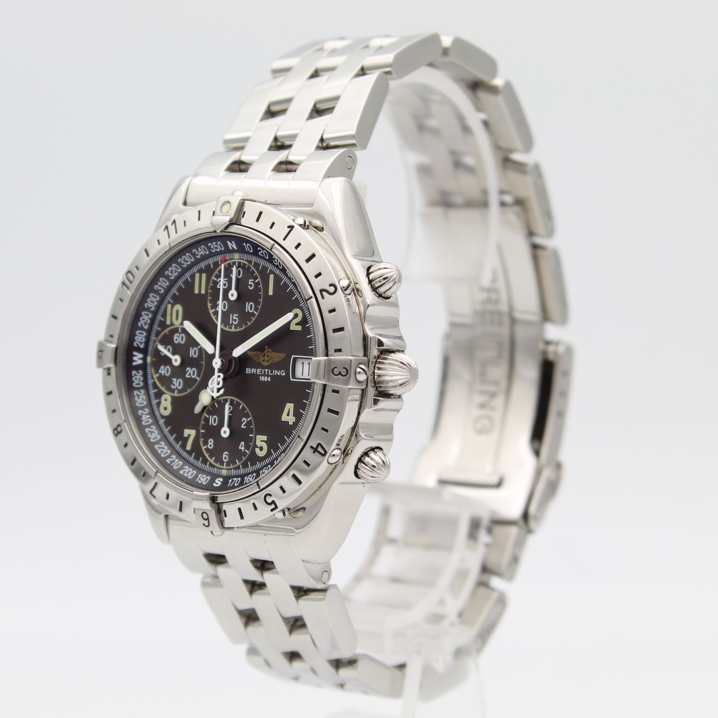 Breitling Chronomat A20048 (1994) - Grey dial 39 mm Steel case (3/8)