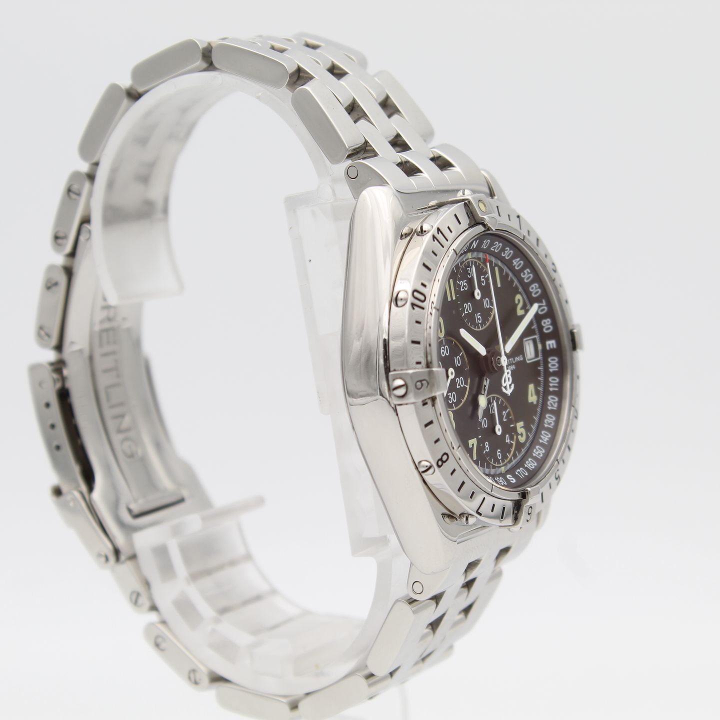 Breitling Chronomat A20048 (1994) - Grey dial 39 mm Steel case (6/8)