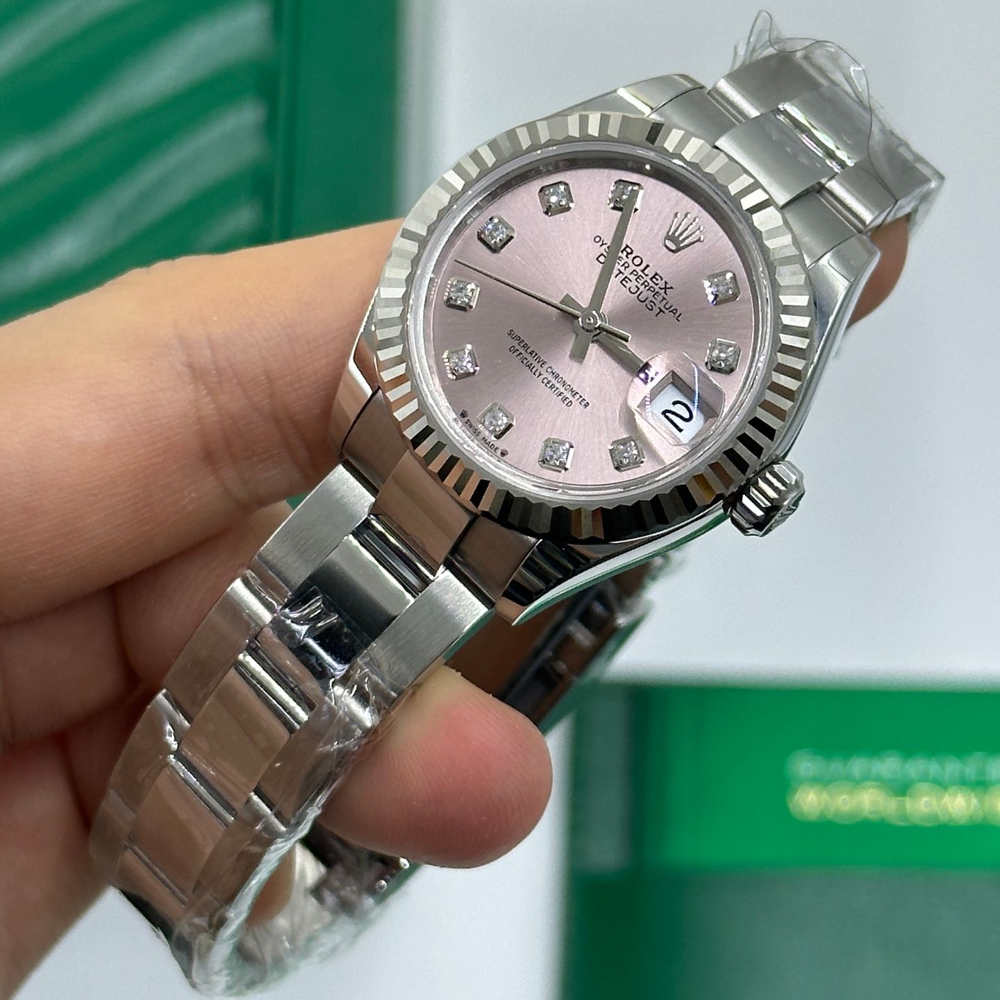 Rolex Lady-Datejust 279174 (2025) - Onbekend wijzerplaat 28mm Staal (3/6)