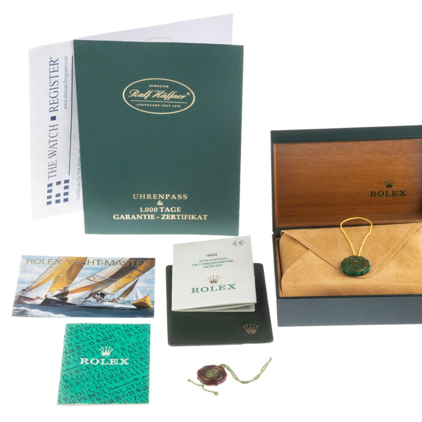 Rolex Yacht-Master 40 16622 (2000) - Grijs wijzerplaat 40mm Staal (2/7)