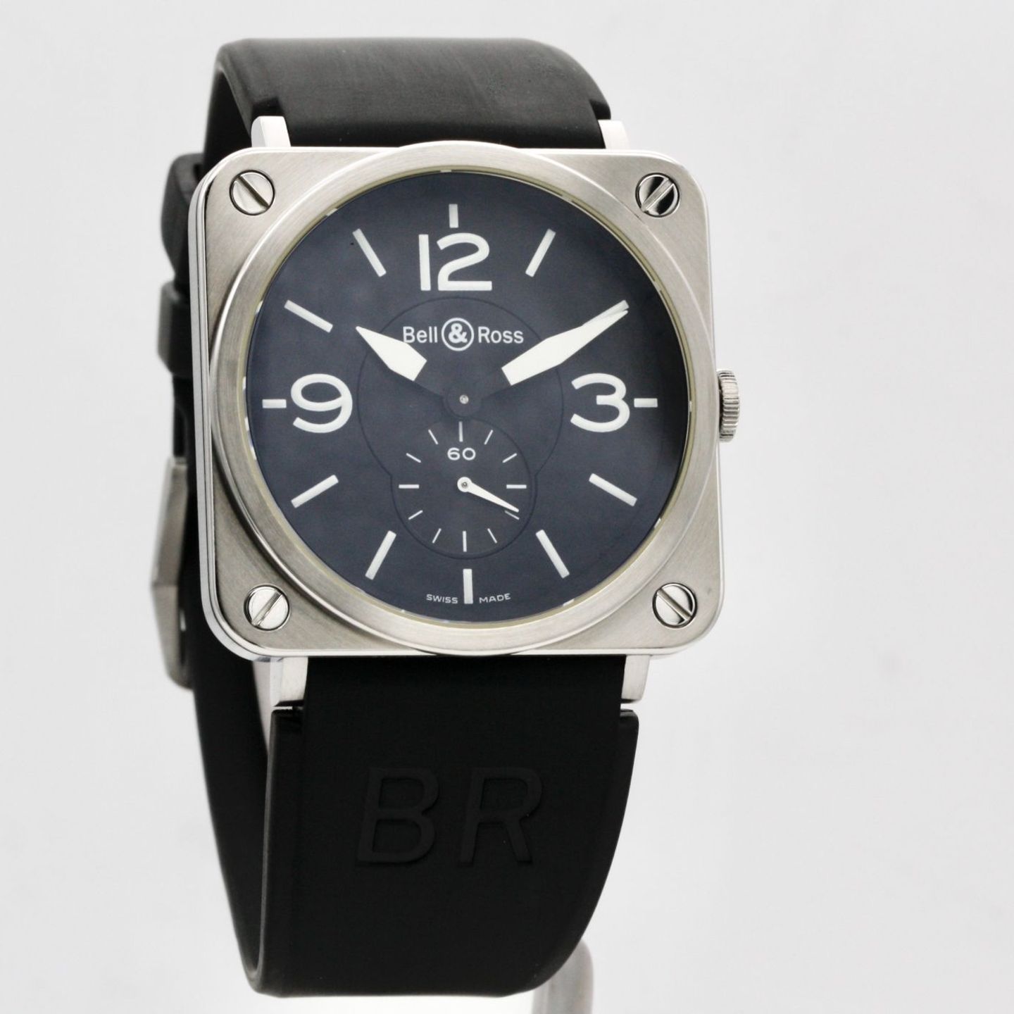 Bell & Ross BR S BRS-98-S (2013) - Black dial 39 mm Steel case (1/8)