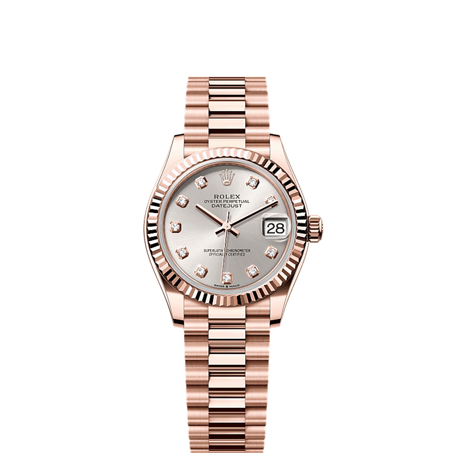 Rolex Datejust 31 278275 (2025) - Zilver wijzerplaat 31mm Roségoud (1/1)