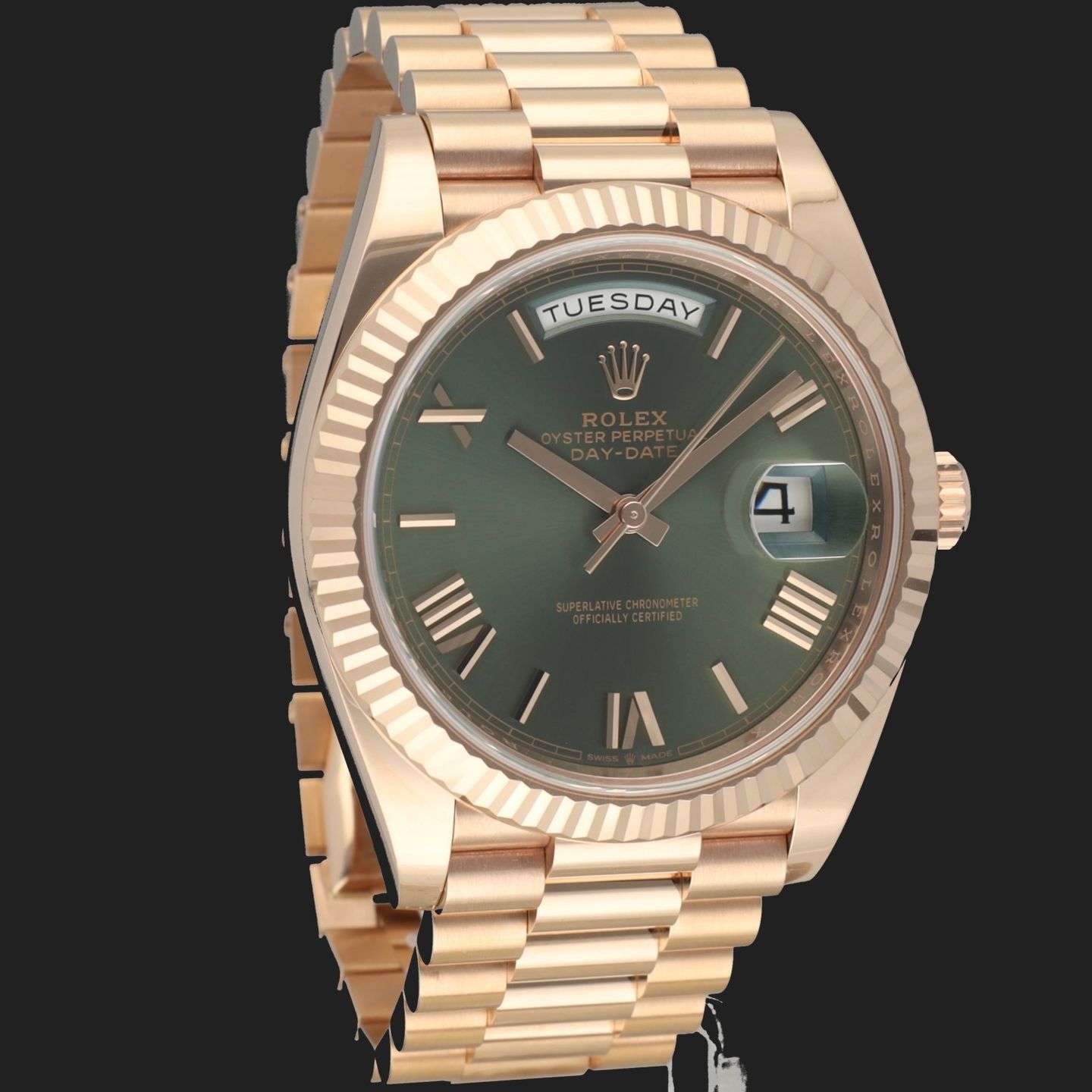 Rolex Day-Date 40 228235 (2019) - 40 mm Rose Gold case (4/8)