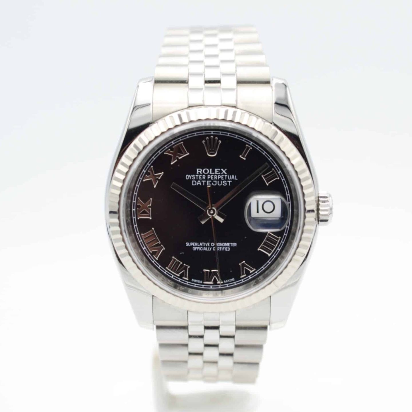 Rolex Datejust 36 116234 (2015) - Black dial 36 mm Steel case (1/7)