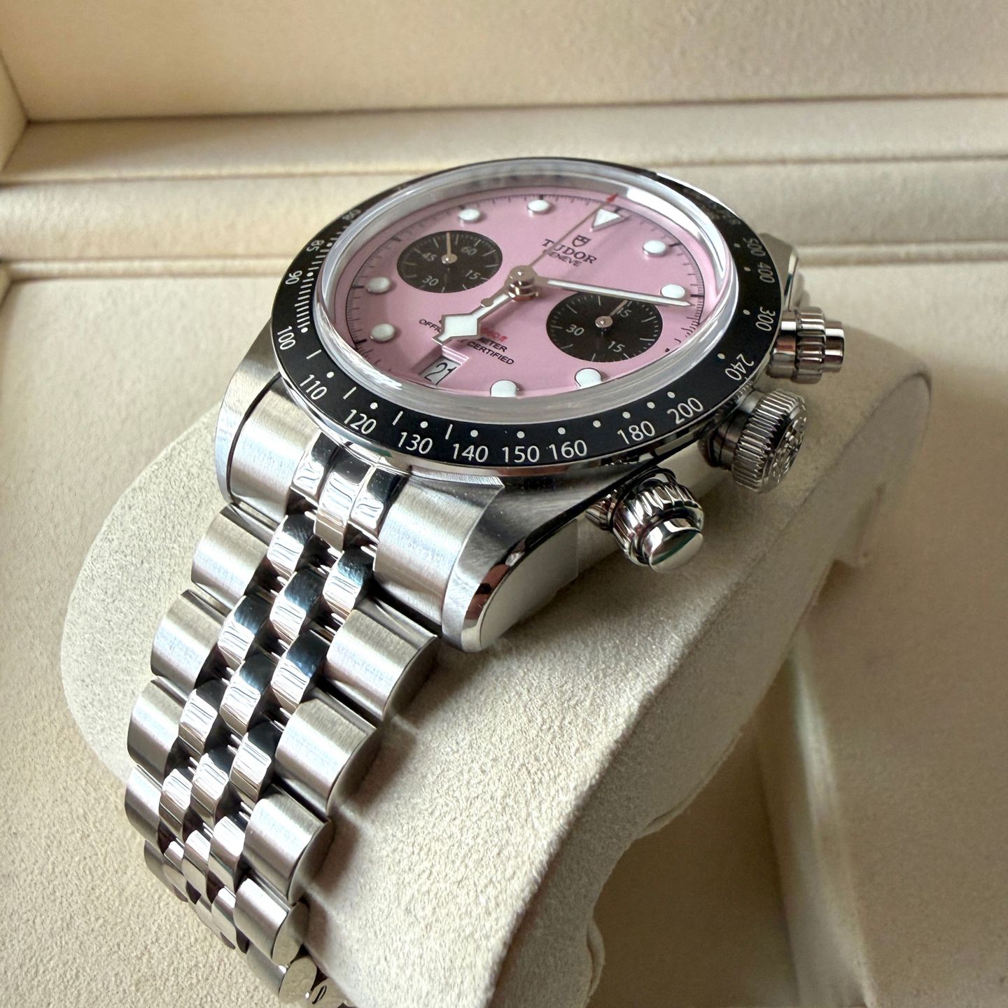 Tudor Black Bay Chrono 79360n-0019 (2026) - Pink dial 41 mm Steel case (4/4)
