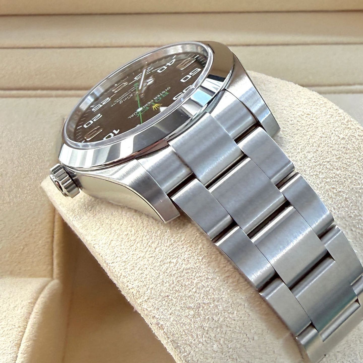 Rolex Air-King 116900 (2018) - Zwart wijzerplaat 40mm Staal (6/7)