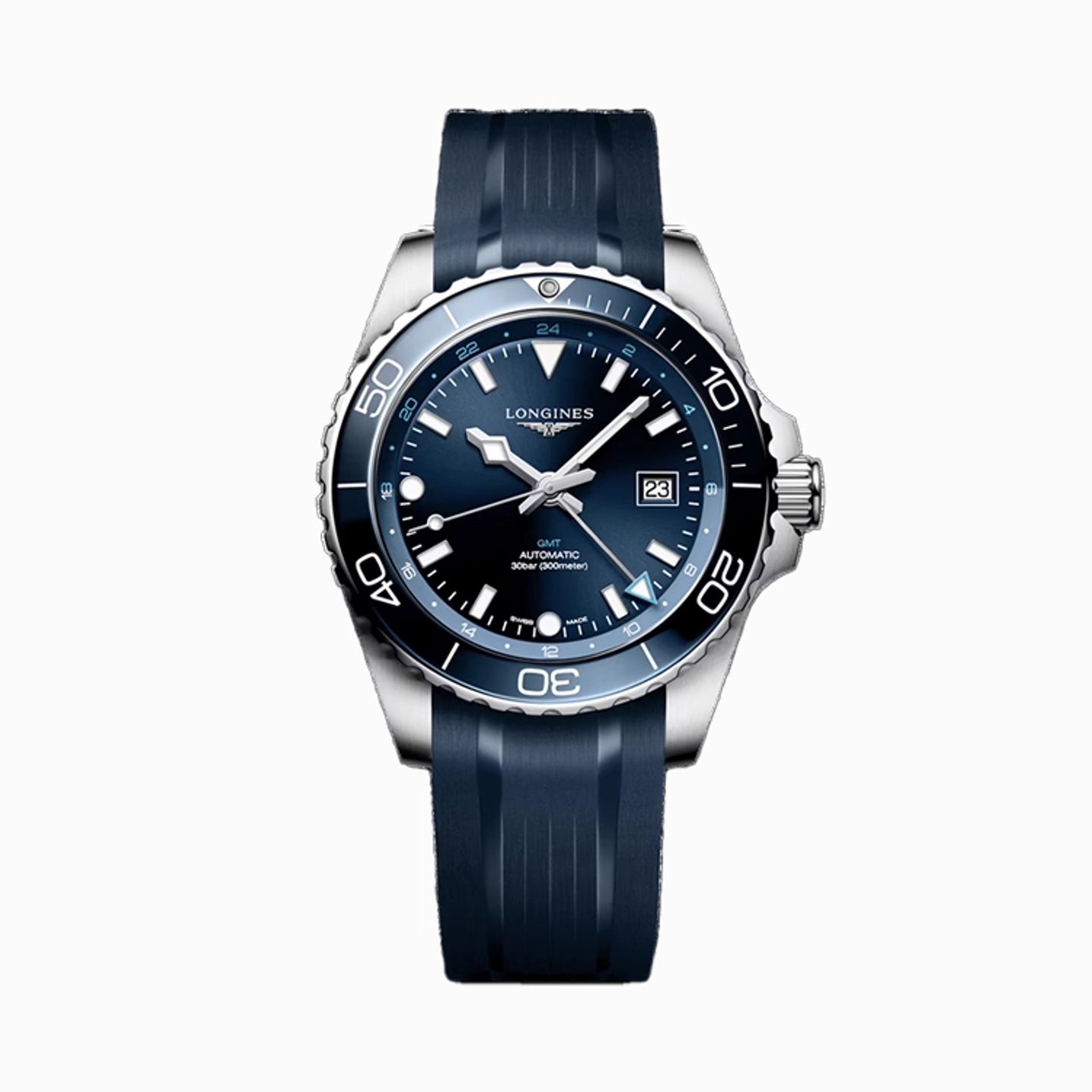 Longines HydroConquest L3.890.4.96.9 (2025) - Blue dial 43 mm Steel case (1/1)