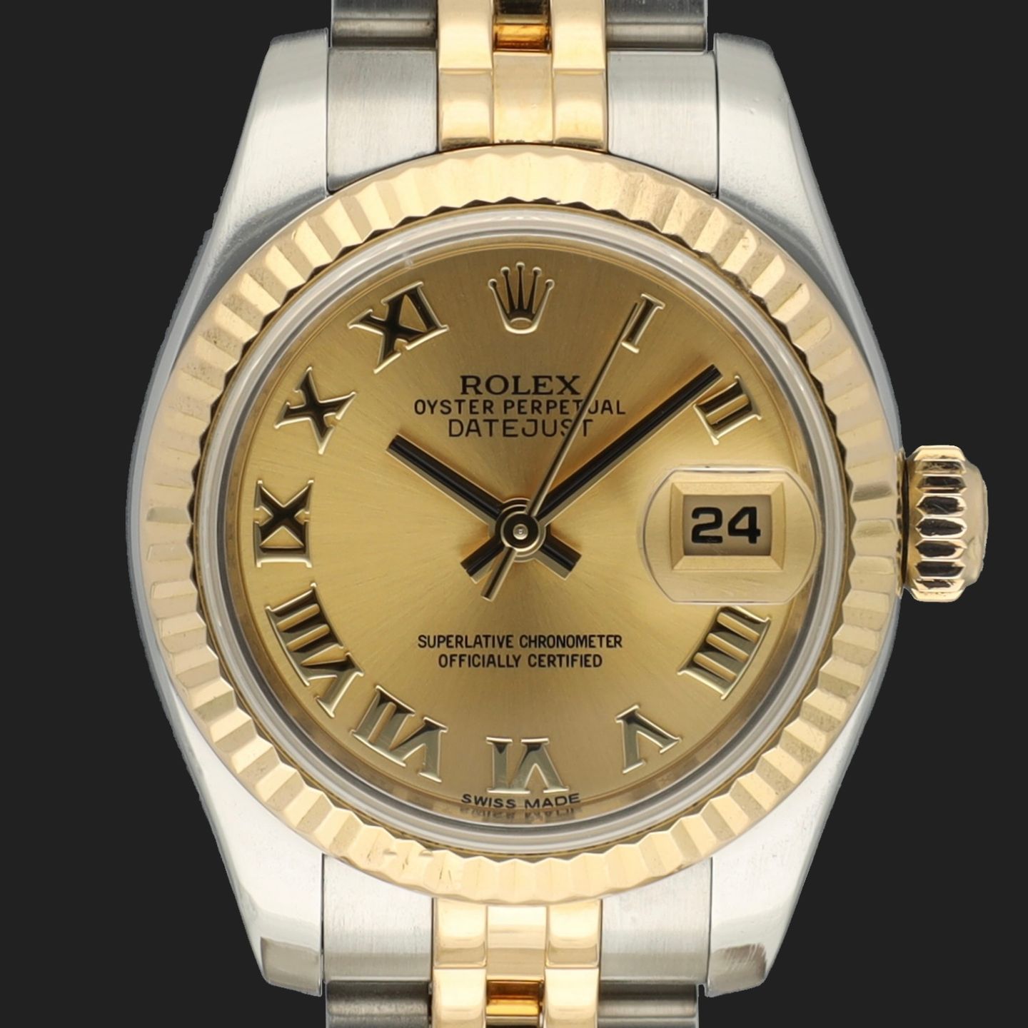 Rolex Lady-Datejust 179173 (2015) - 26 mm Gold/Steel case (2/8)