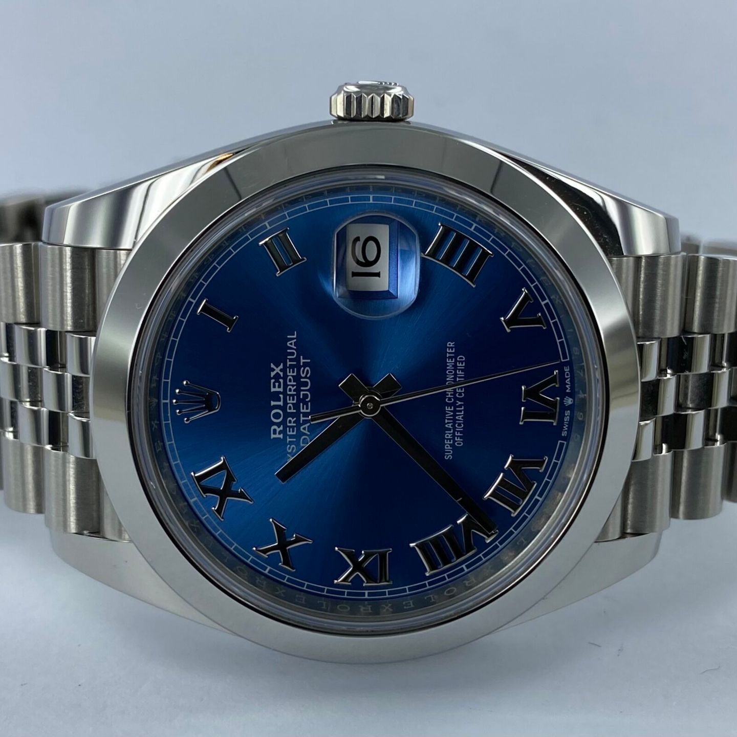 Rolex Datejust 41 126300 (2023) - Blue dial 41 mm Steel case (1/6)