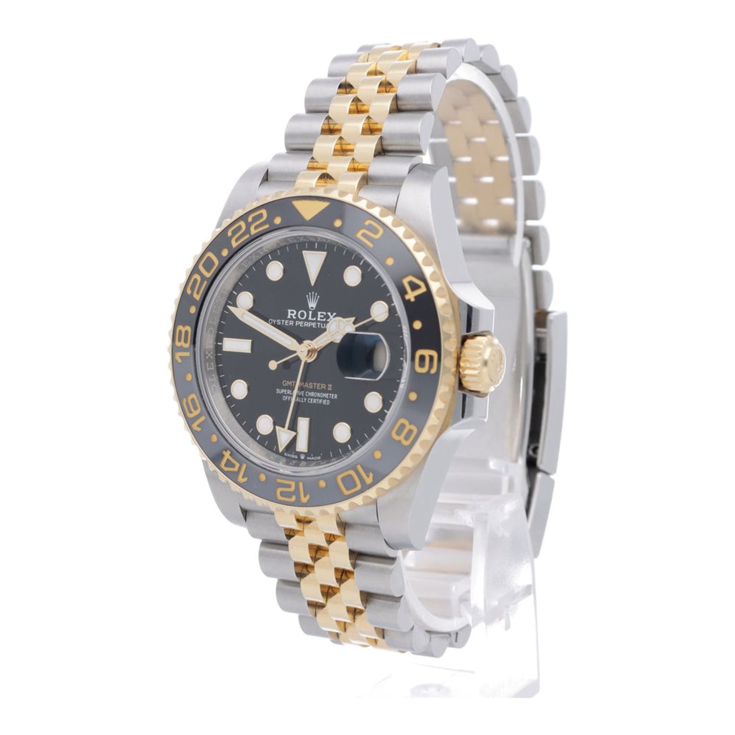 Rolex GMT-Master II 126713GRNR (2025) - Zwart wijzerplaat 40mm Goud/Staal (2/7)