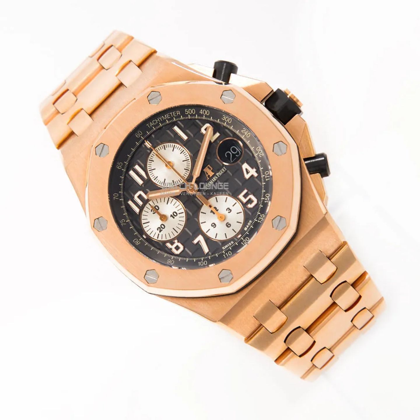 Audemars Piguet Royal Oak Offshore Chronograph 26470OR.OO.1000OR.02 (2019) - Grijs wijzerplaat 42mm Roségoud (2/8)