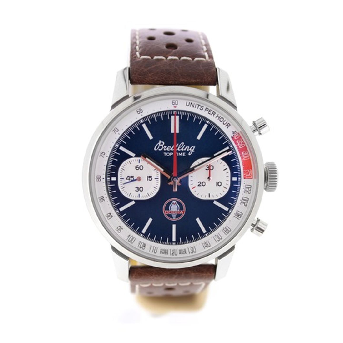 Breitling Top Time AB01763A1C1X1 (2023) - Blauw wijzerplaat 41mm Staal (3/6)