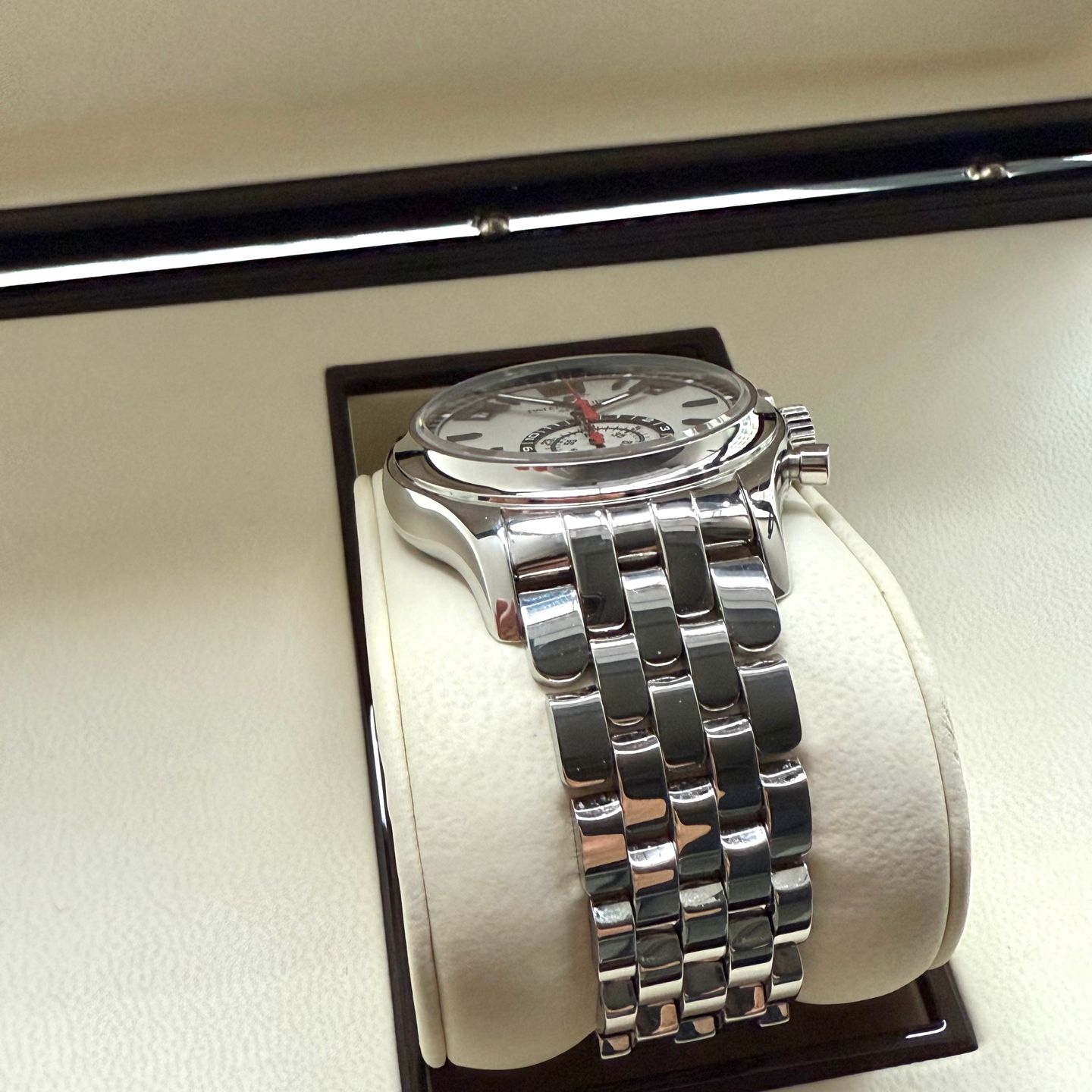 Patek Philippe Annual Calendar Chronograph 5960/1A-001 (2015) - Silver dial 41 mm Steel case (3/6)