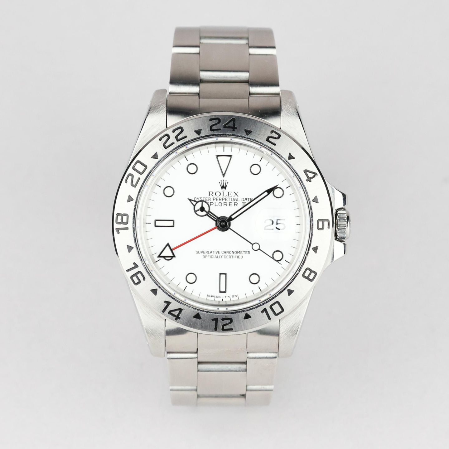 Rolex Explorer II 16570 (1993) - 40mm Staal (1/7)