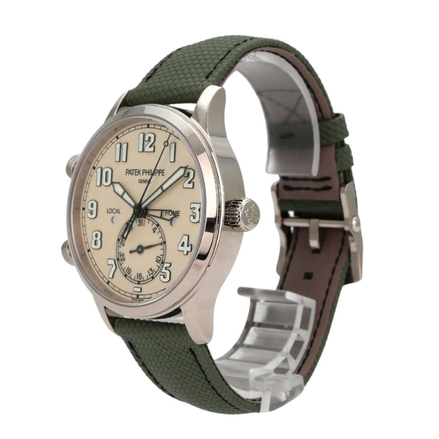 Patek Philippe Calatrava 5524G-010 (2026) - Beige dial 42 mm White Gold case (3/8)