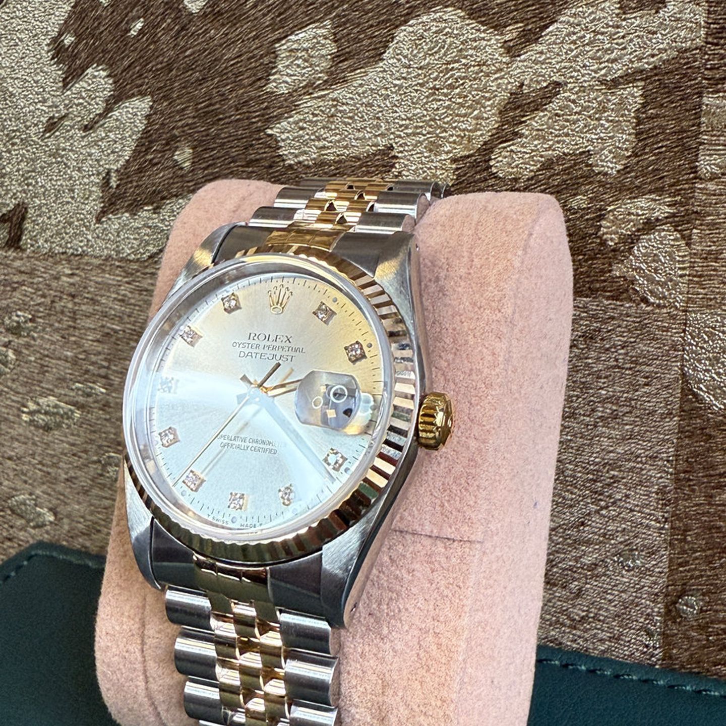 Rolex Datejust 36 16233 (1991) - Silver dial 36 mm Gold/Steel case (5/8)