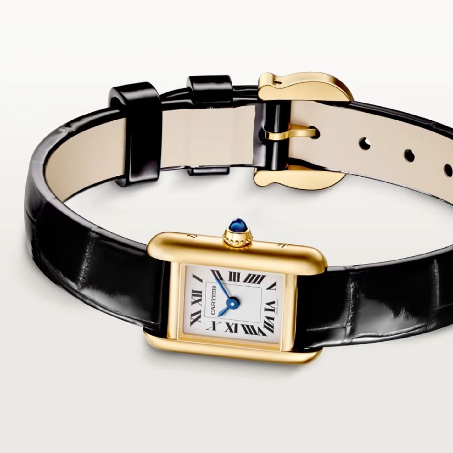 Cartier Tank Louis Cartier WGTA0352 (2025) - Silver dial 17 mm Yellow Gold case (3/8)