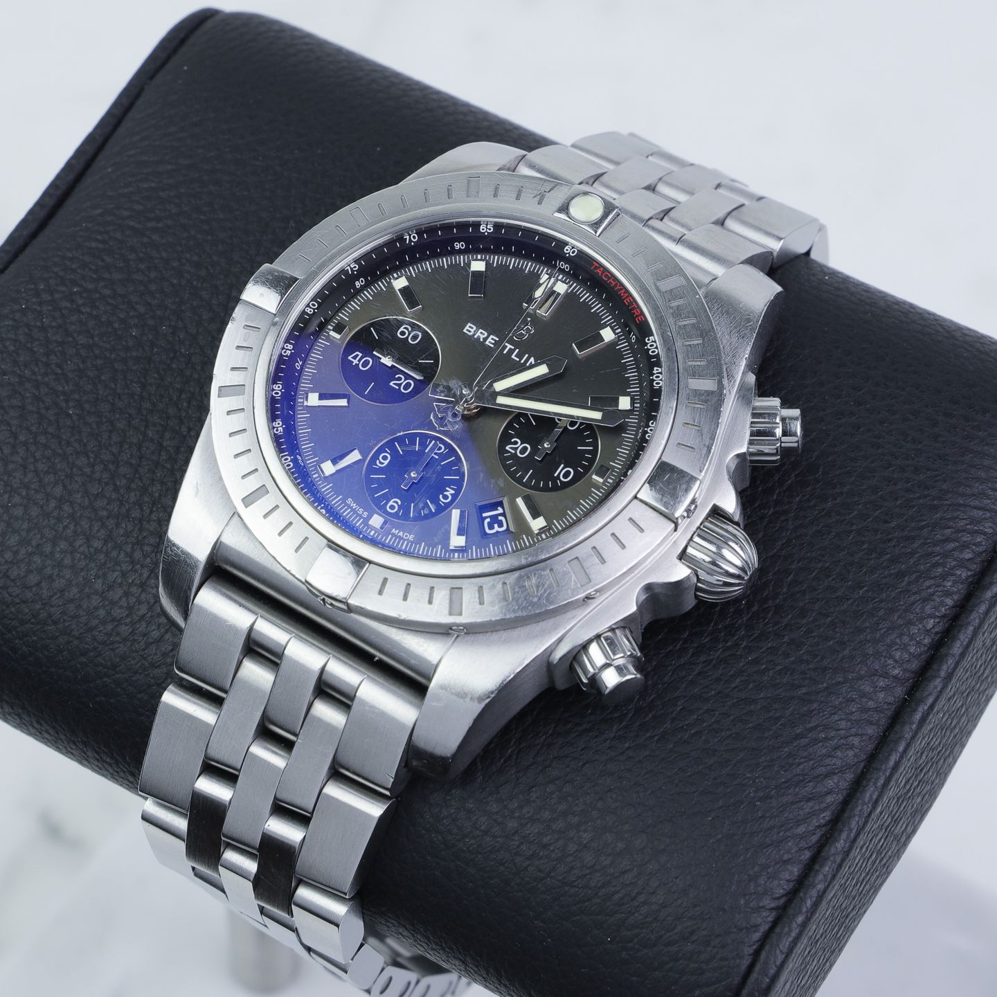 Breitling Chronomat AB0115101F1A1 (2019) - Grey dial 44 mm Steel case (1/4)
