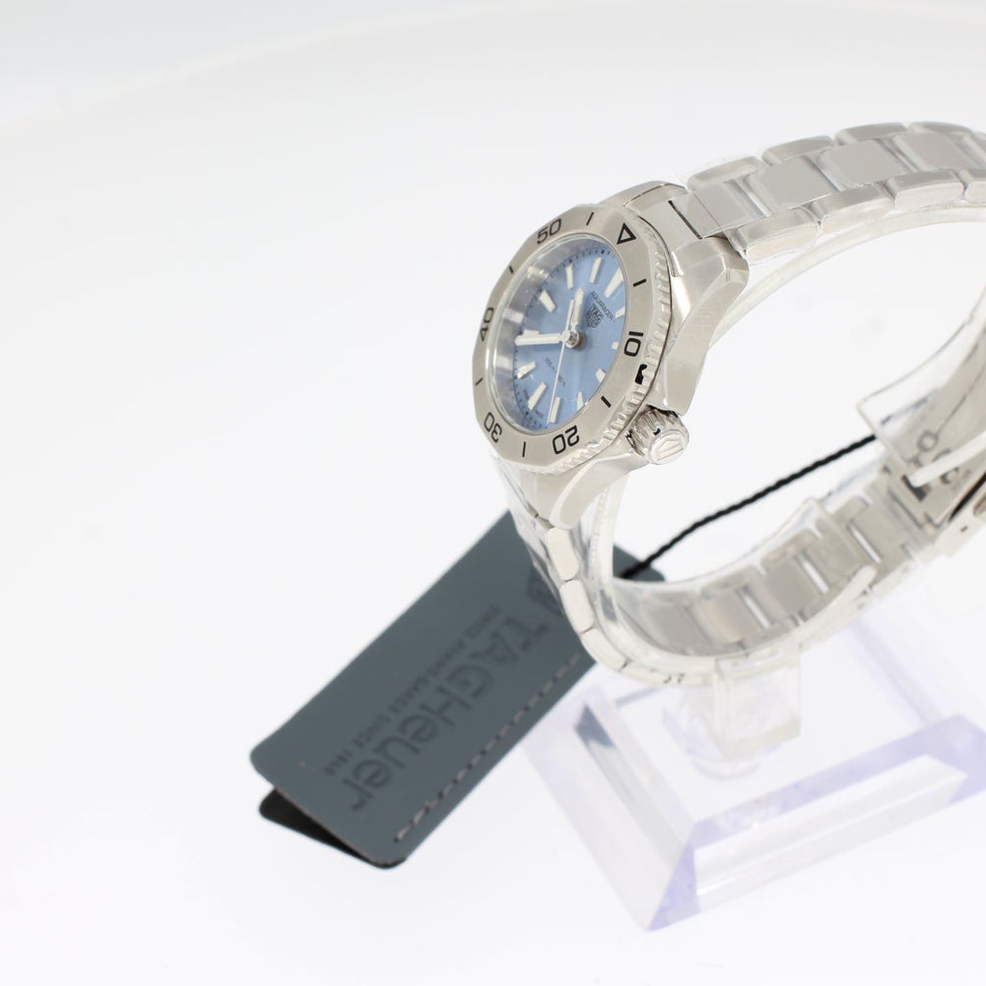 TAG Heuer Aquaracer Lady WBP1415.BA0622 (2025) - Blue dial 30 mm Steel case (2/4)