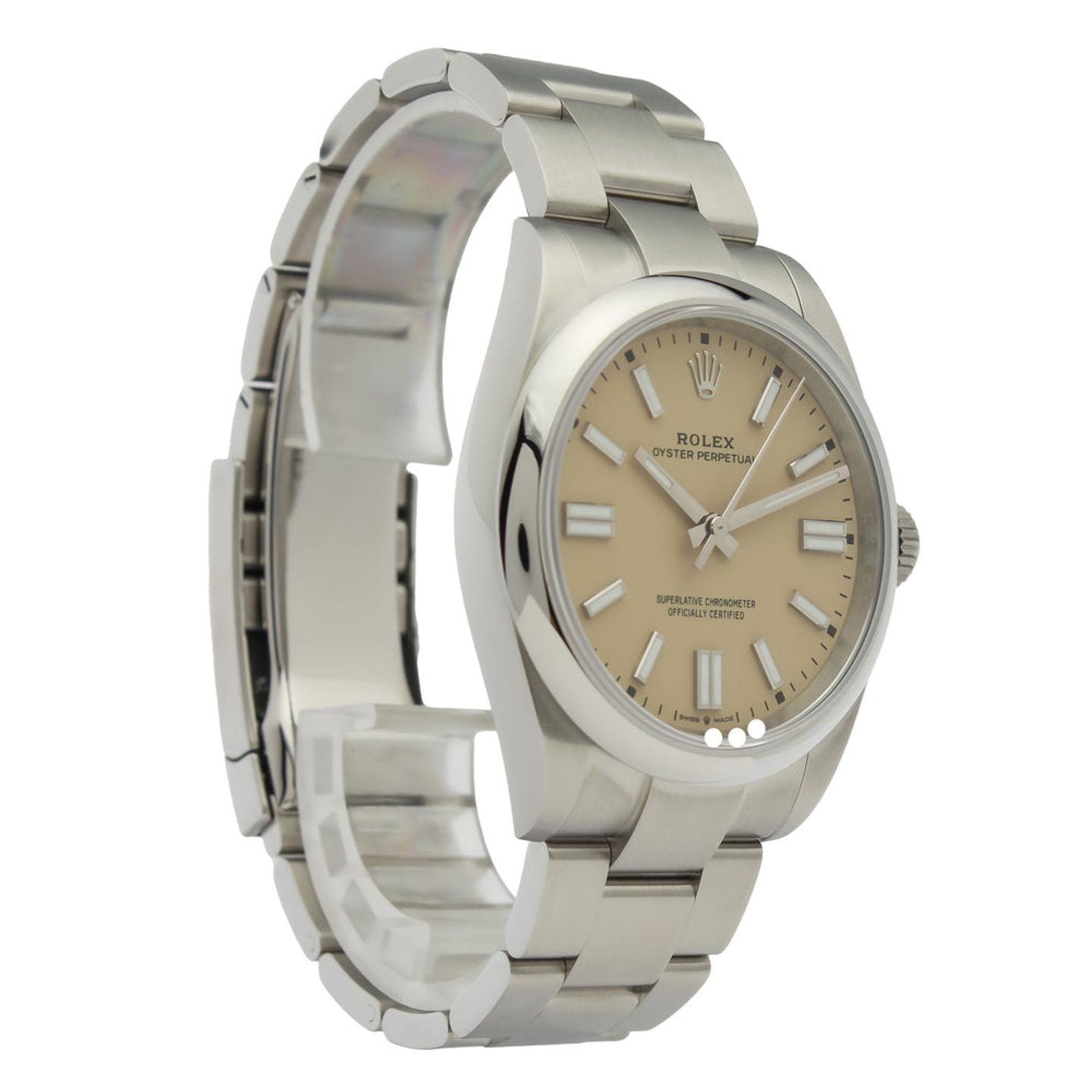 Rolex Oyster Perpetual 134300 (2025) - Brown dial 41 mm Steel case (2/6)