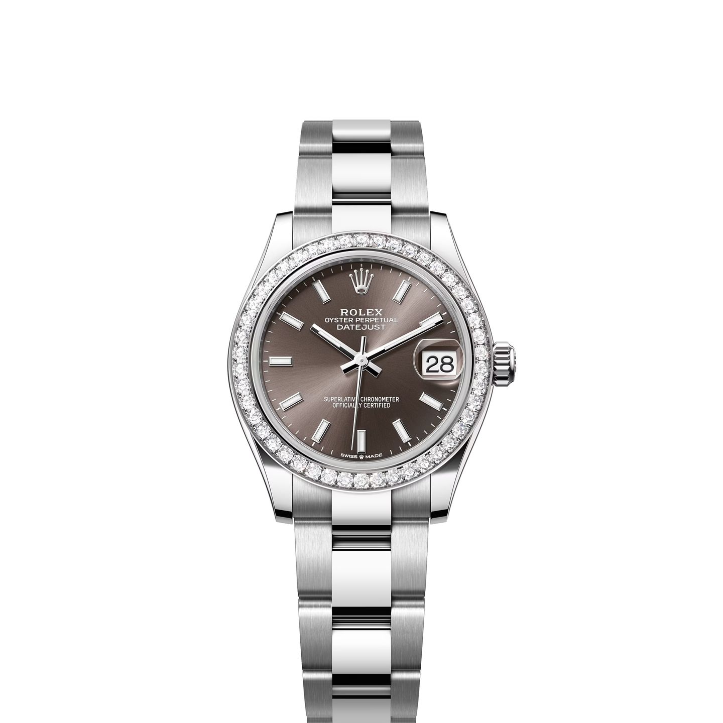 Rolex Datejust 31 278384RBR (2024) - Grijs wijzerplaat 31mm Staal (1/1)