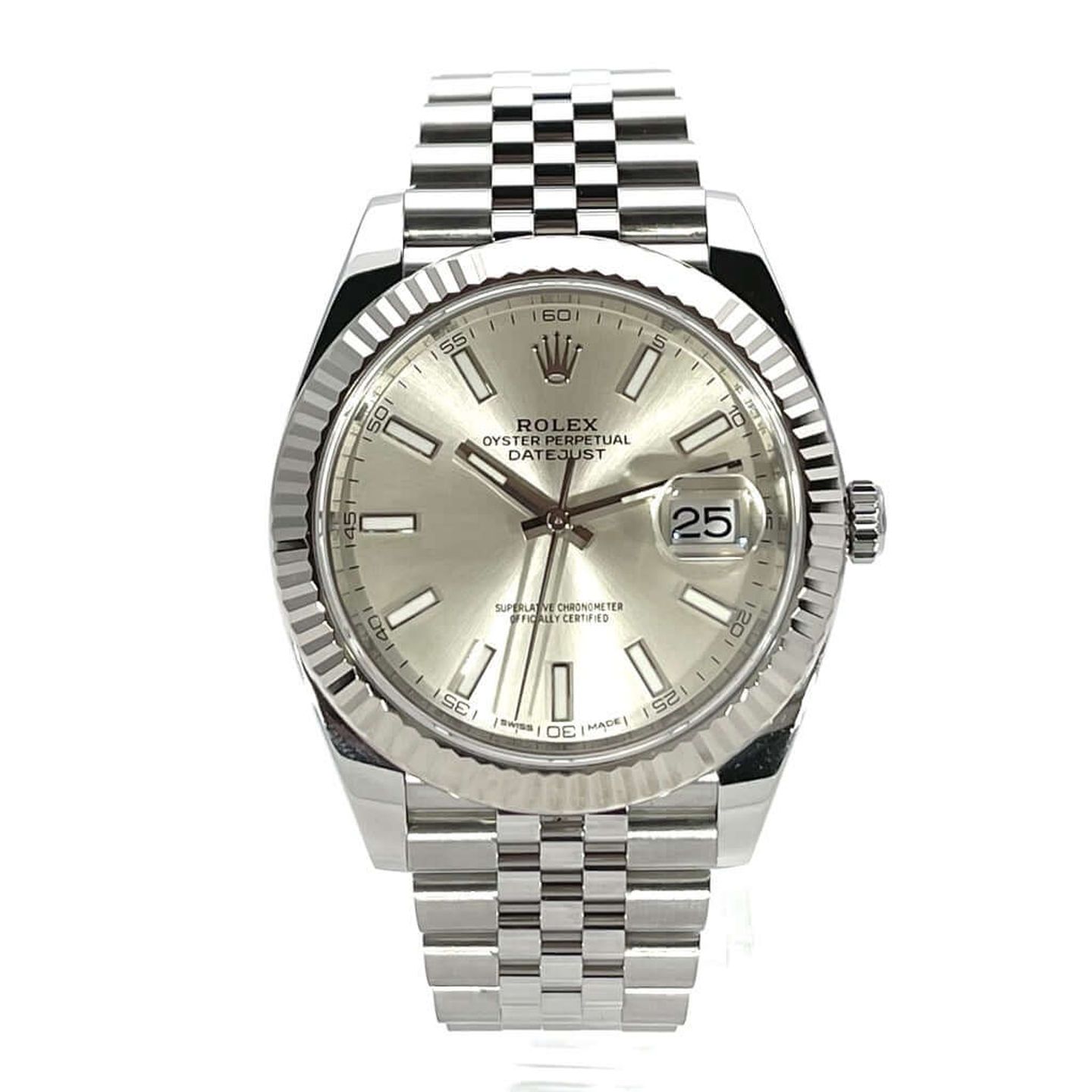 Rolex Datejust 41 126334 (2025) - Silver dial 41 mm Steel case (2/8)