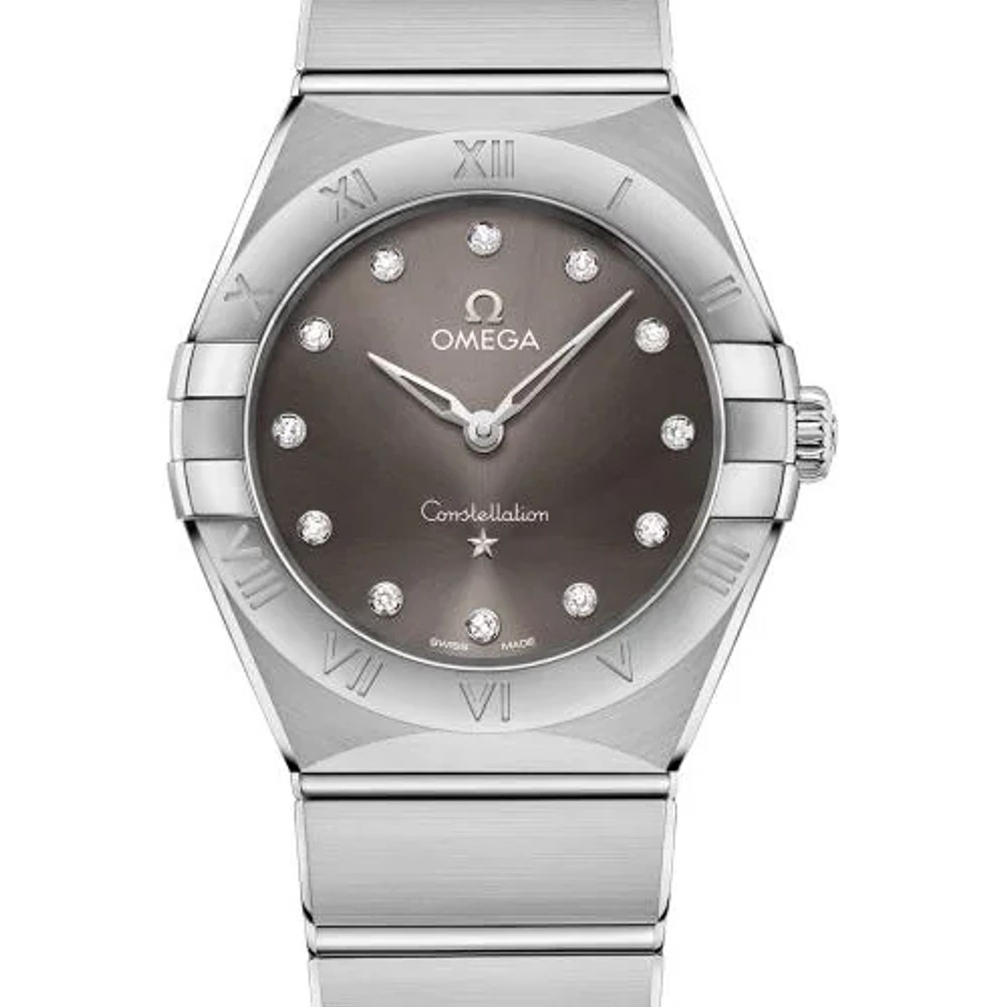 Omega Constellation Quartz 131.10.28.60.56.001 (2026) - Grijs wijzerplaat 28mm Staal (1/1)