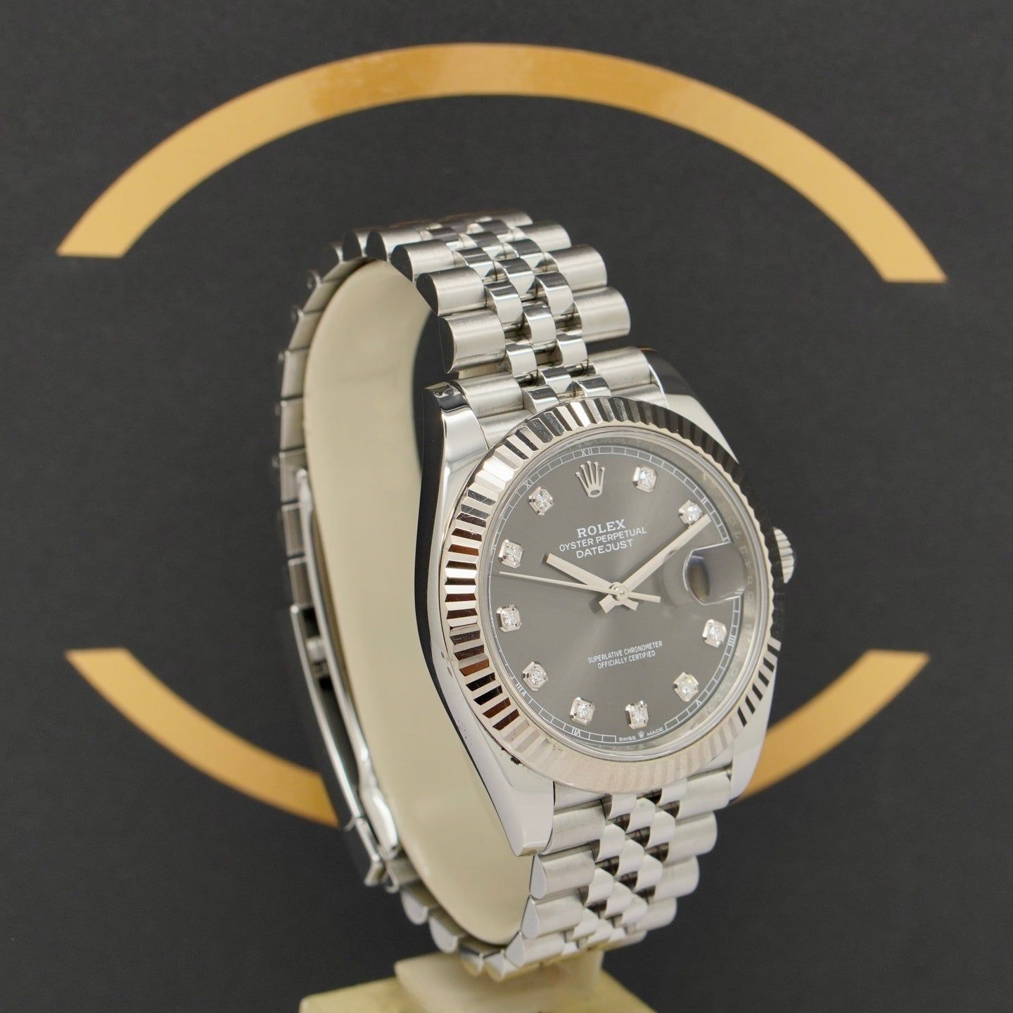 Rolex Datejust 41 126334 (2020) - Grijs wijzerplaat 41mm Staal (3/7)