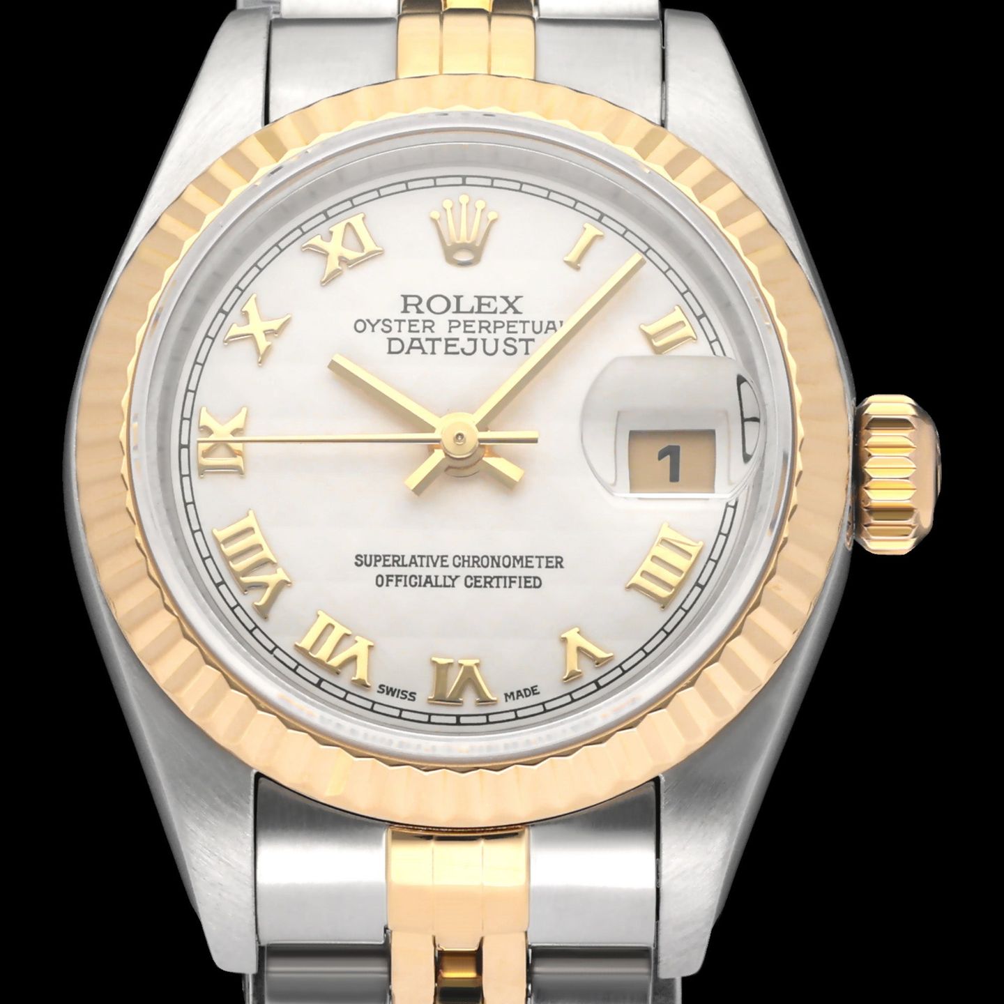 Rolex Lady-Datejust 79173 (2003) - 26mm Goud/Staal (1/8)