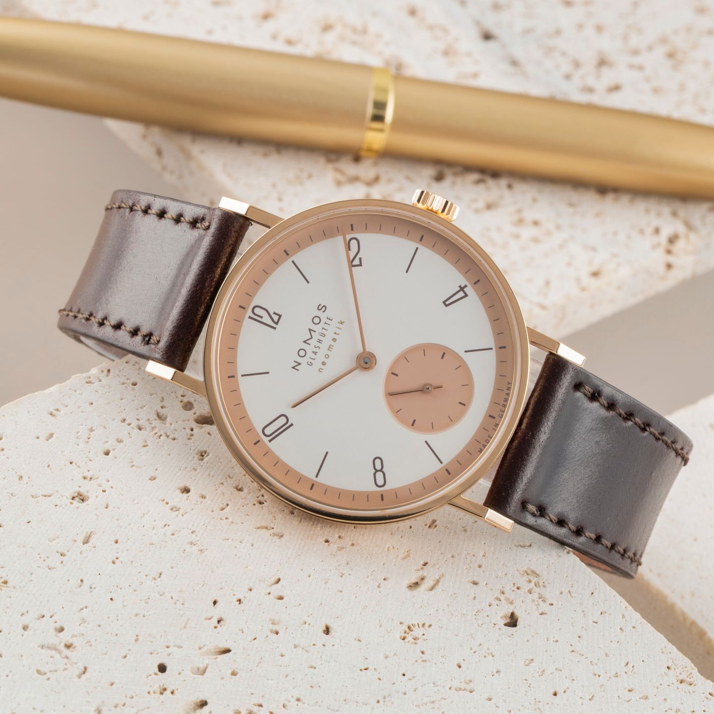 NOMOS Tangente Neomatik 160.S1 (Unknown (random serial)) - 35 mm Rose Gold case (2/8)