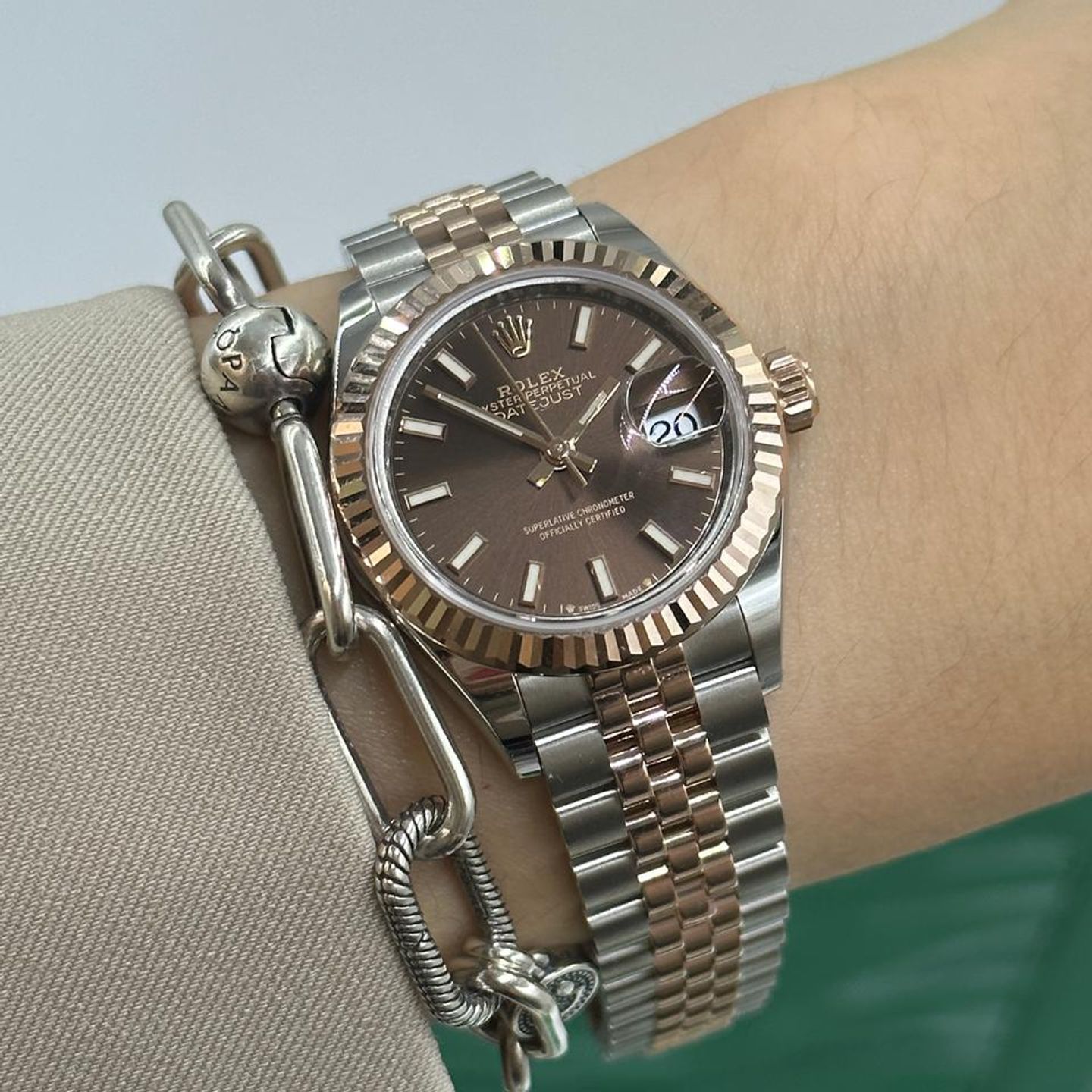 Rolex Lady-Datejust 279171 choc index jub - (1/10)