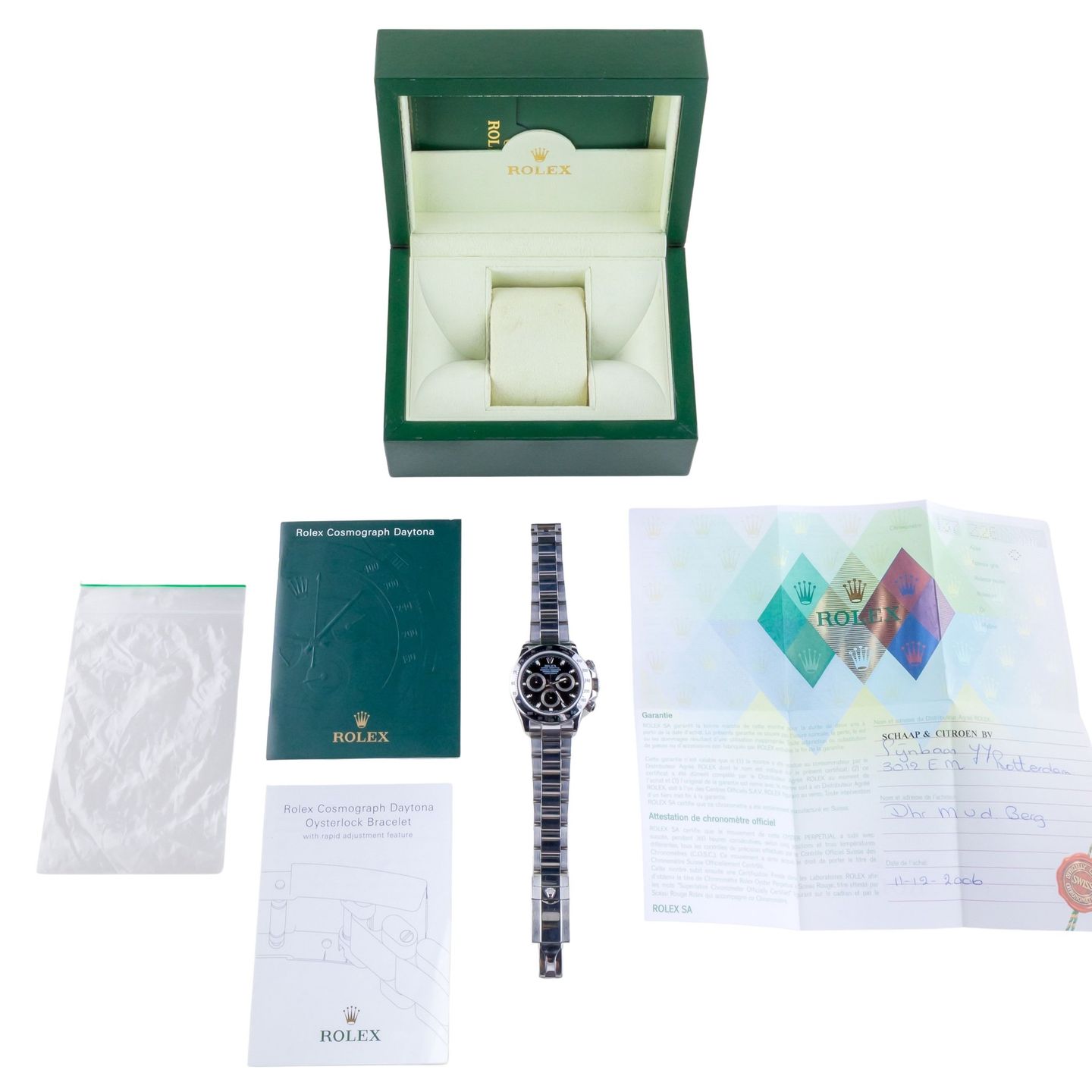 Rolex Daytona 116520 (2006) - 40 mm Steel case (8/8)