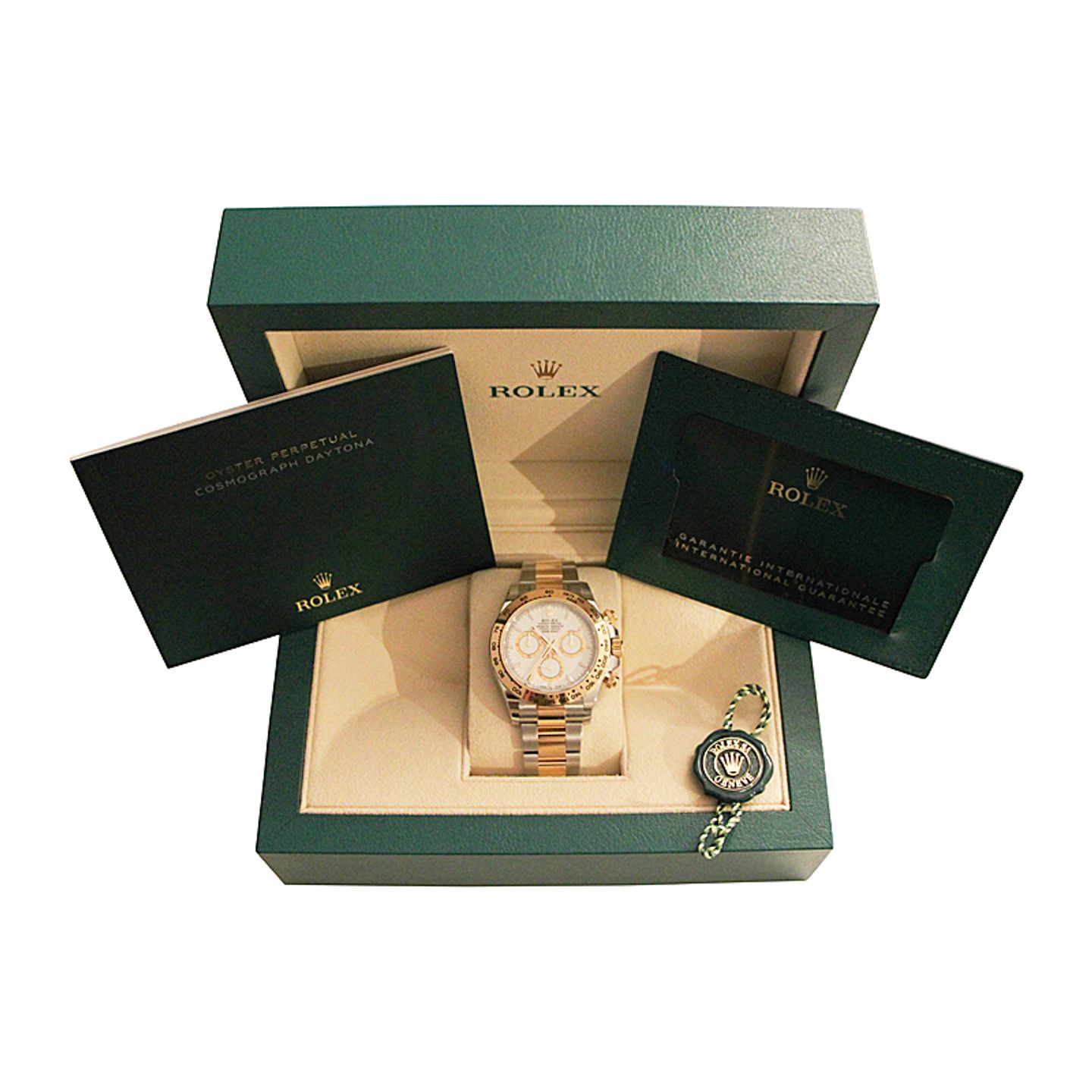 Rolex Daytona 126503 (2024) - White dial 40 mm Gold/Steel case (7/8)