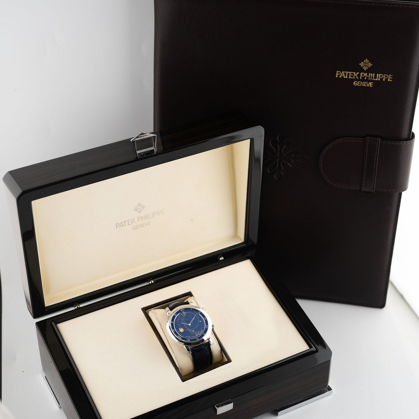Patek Philippe Celestial 5102G-001 (2008) - Blue dial 43 mm White Gold case (8/8)