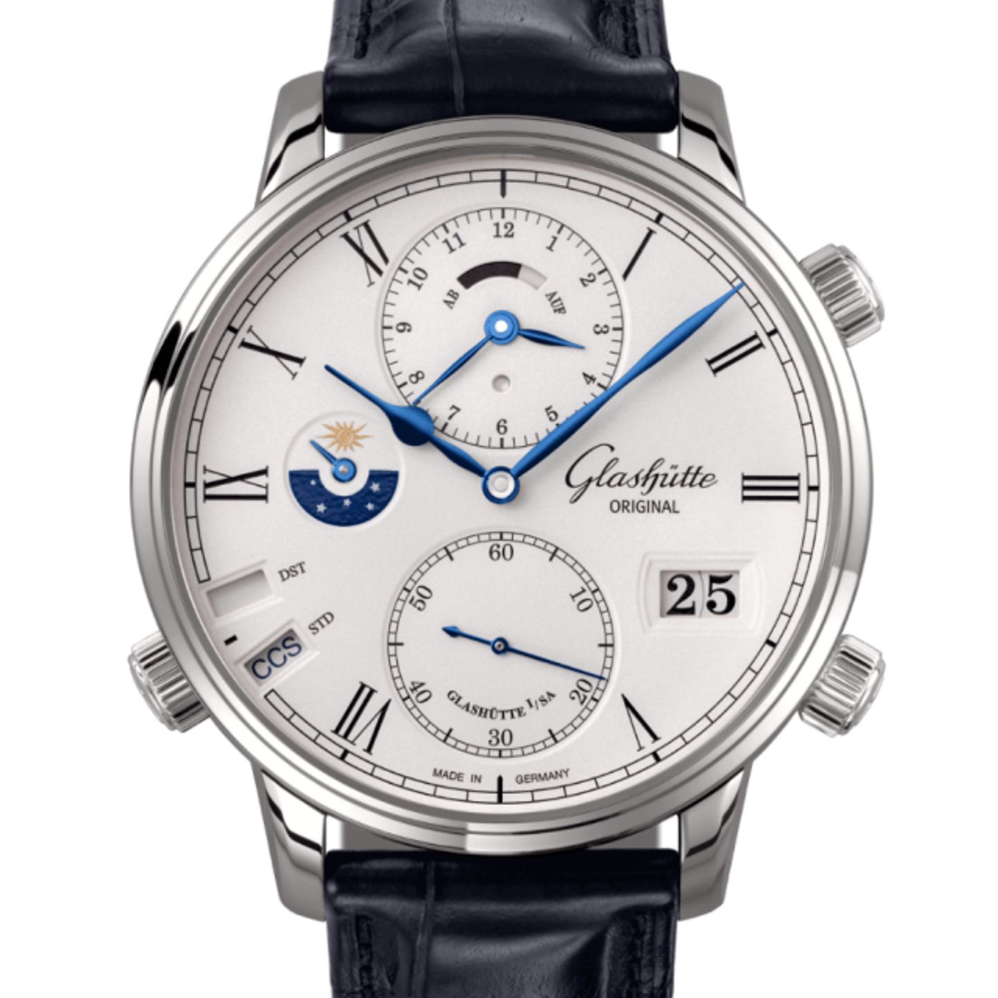 Glashütte Original Senator Cosmopolite 1-89-02-01-04-01 (2024) - Silver dial 44 mm White Gold case (1/1)