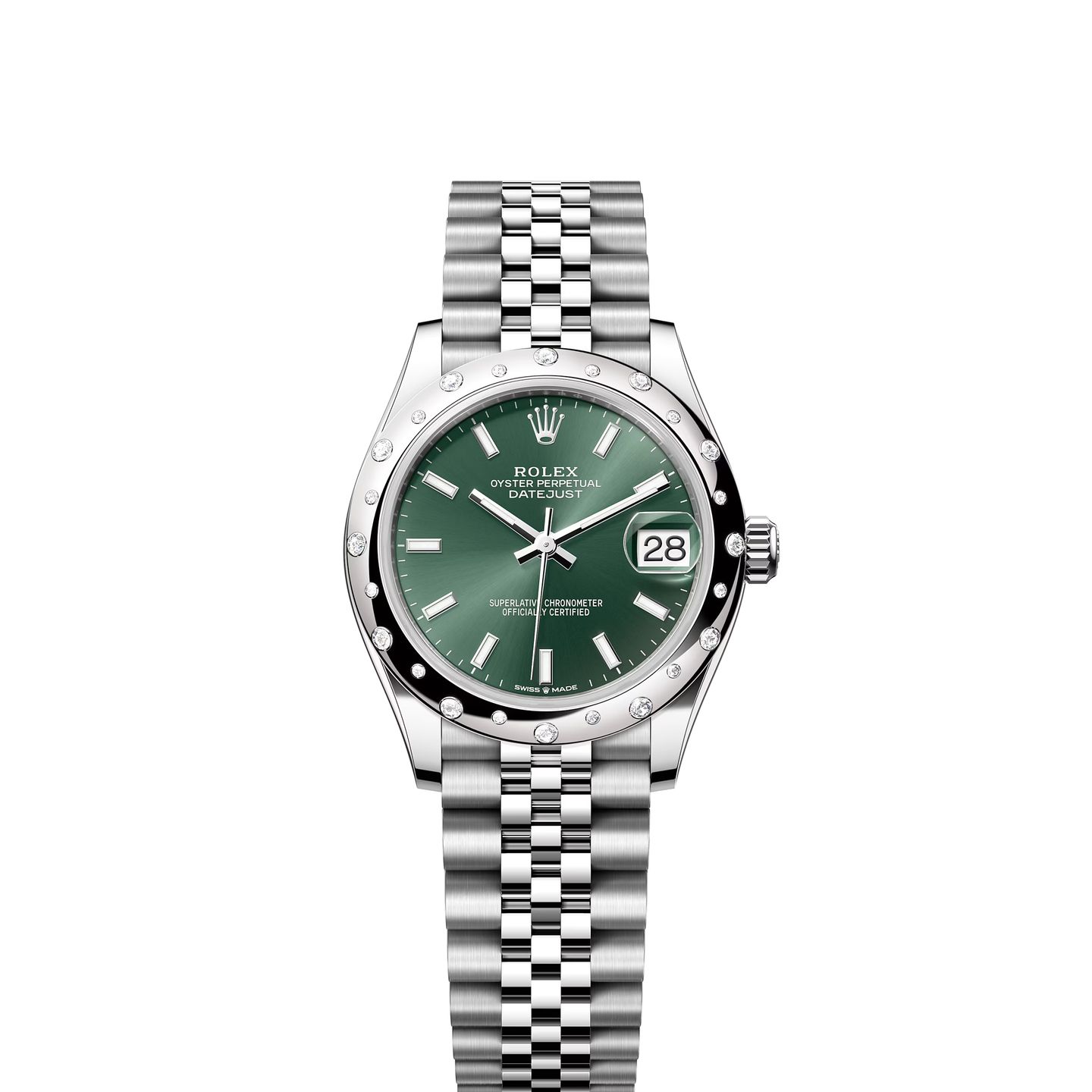 Rolex Datejust 31 278344RBR (2024) - Green dial 31 mm Steel case (1/1)