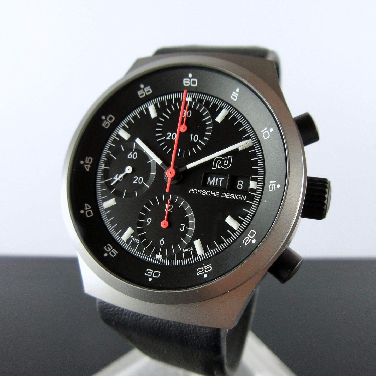 Porsche Design Unknown WAP0710110F0GP (2024) - Zwart wijzerplaat 41mm Titanium (5/8)