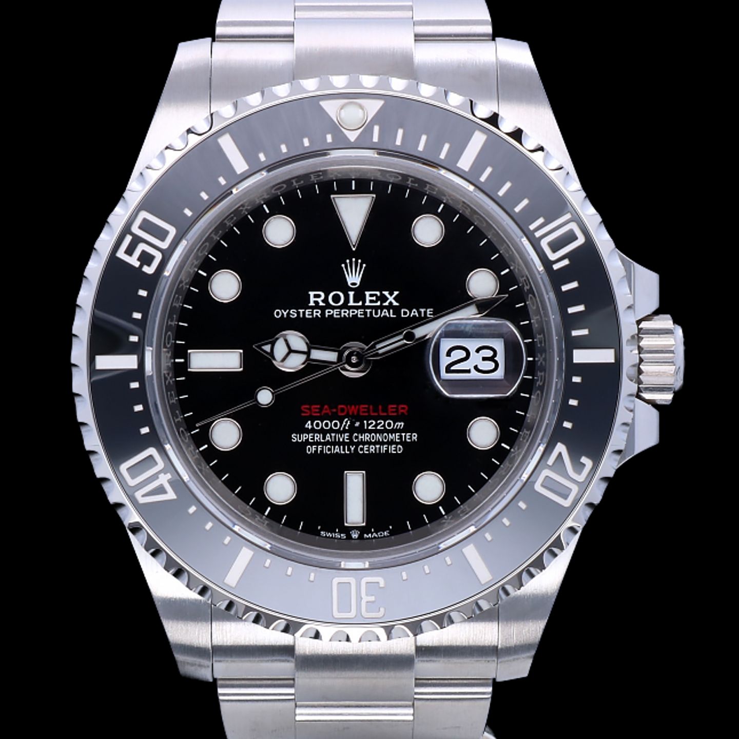 Rolex Sea-Dweller 126600 (2022) - Zwart wijzerplaat 43mm Staal (6/8)