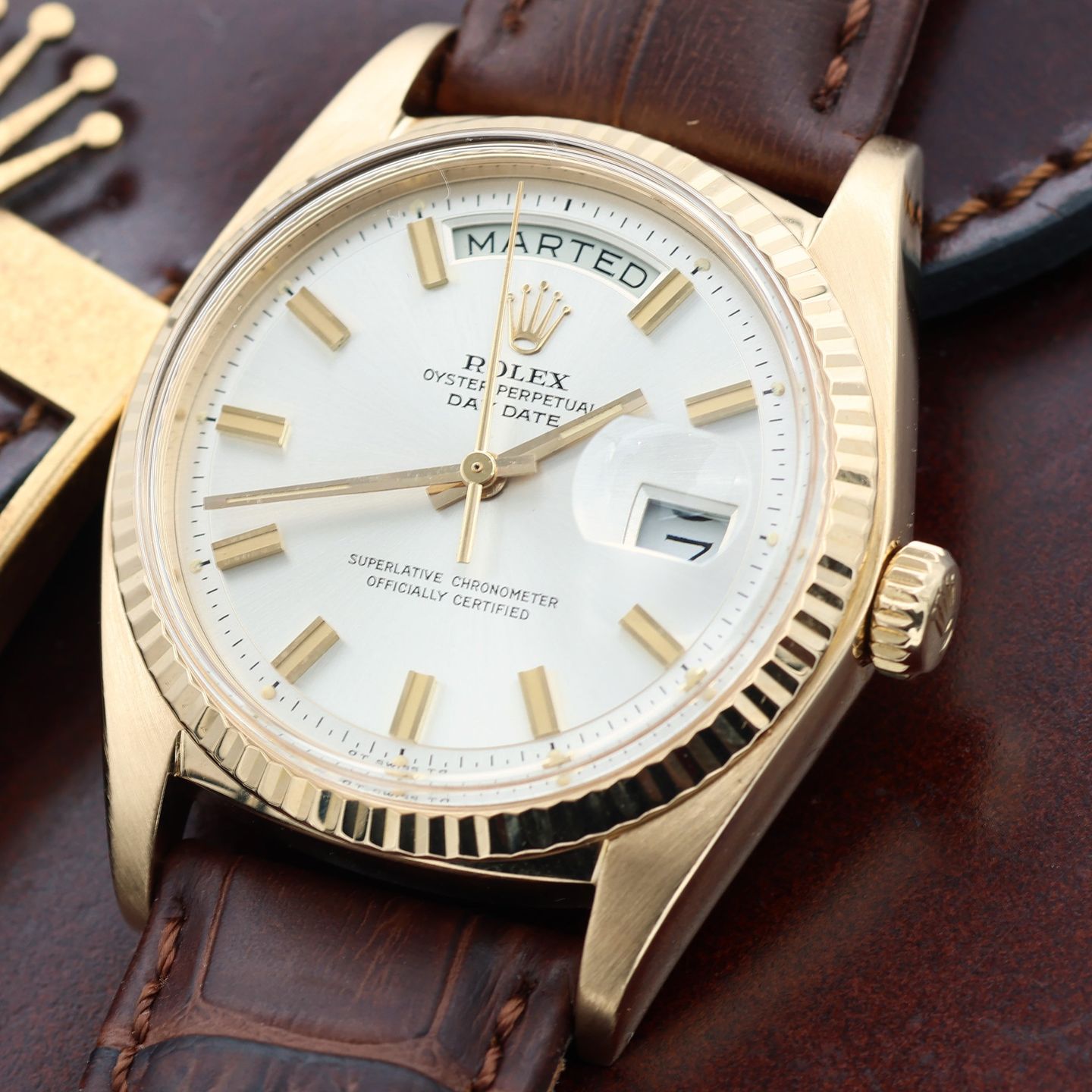 Rolex Day-Date 1803 (Unknown (random serial)) - 36 mm Yellow Gold case (1/8)