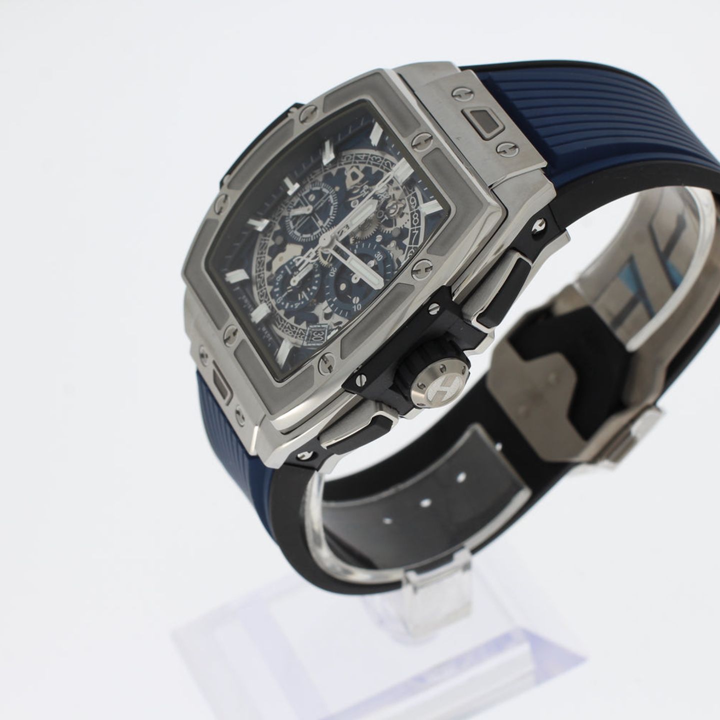 Hublot Spirit of Big Bang 642.NX.7170.RX (2025) - Transparant wijzerplaat 42mm Titanium (2/4)