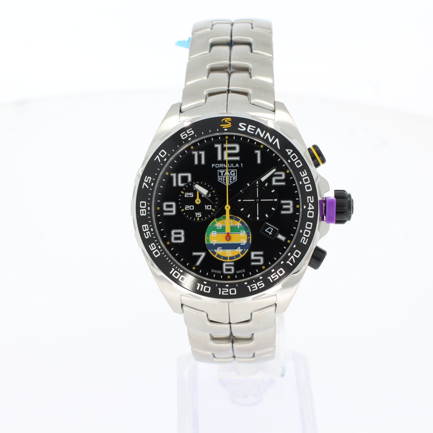 TAG Heuer Carrera Calibre HEUER 01 CAR201AA.BA0714 (2025) - Wit wijzerplaat 43mm Staal (1/5)