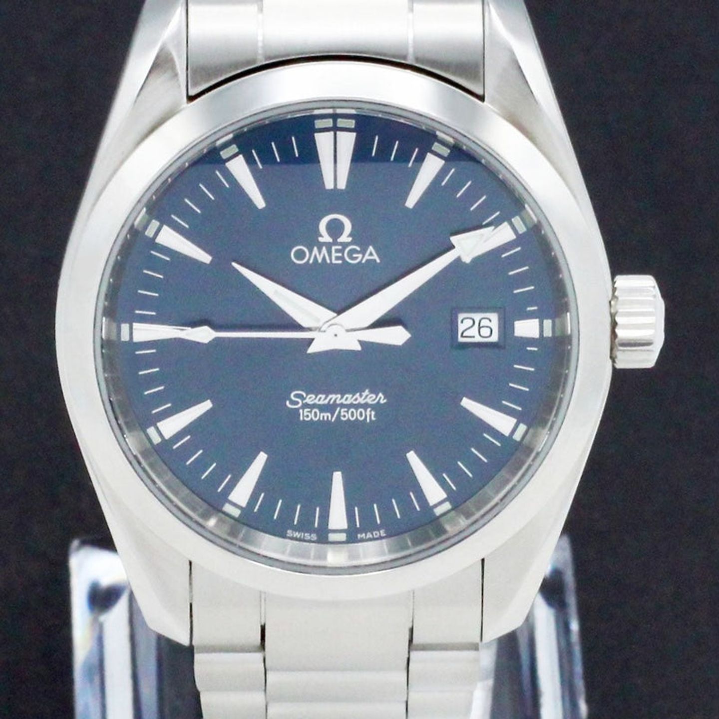 Omega Seamaster Aqua Terra 2518.80.00 (1998) - Blauw wijzerplaat 36mm Staal (1/7)