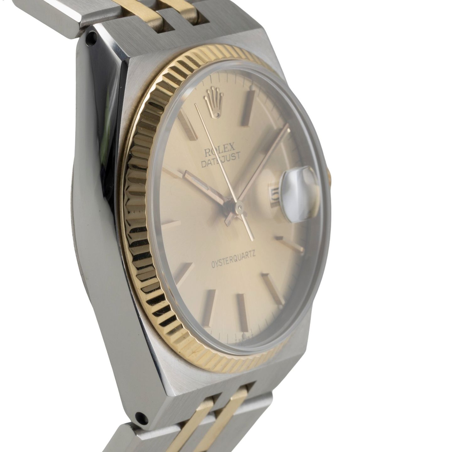 Rolex Datejust Oysterquartz 17013 (1979) - 36 mm Gold/Steel case (7/8)