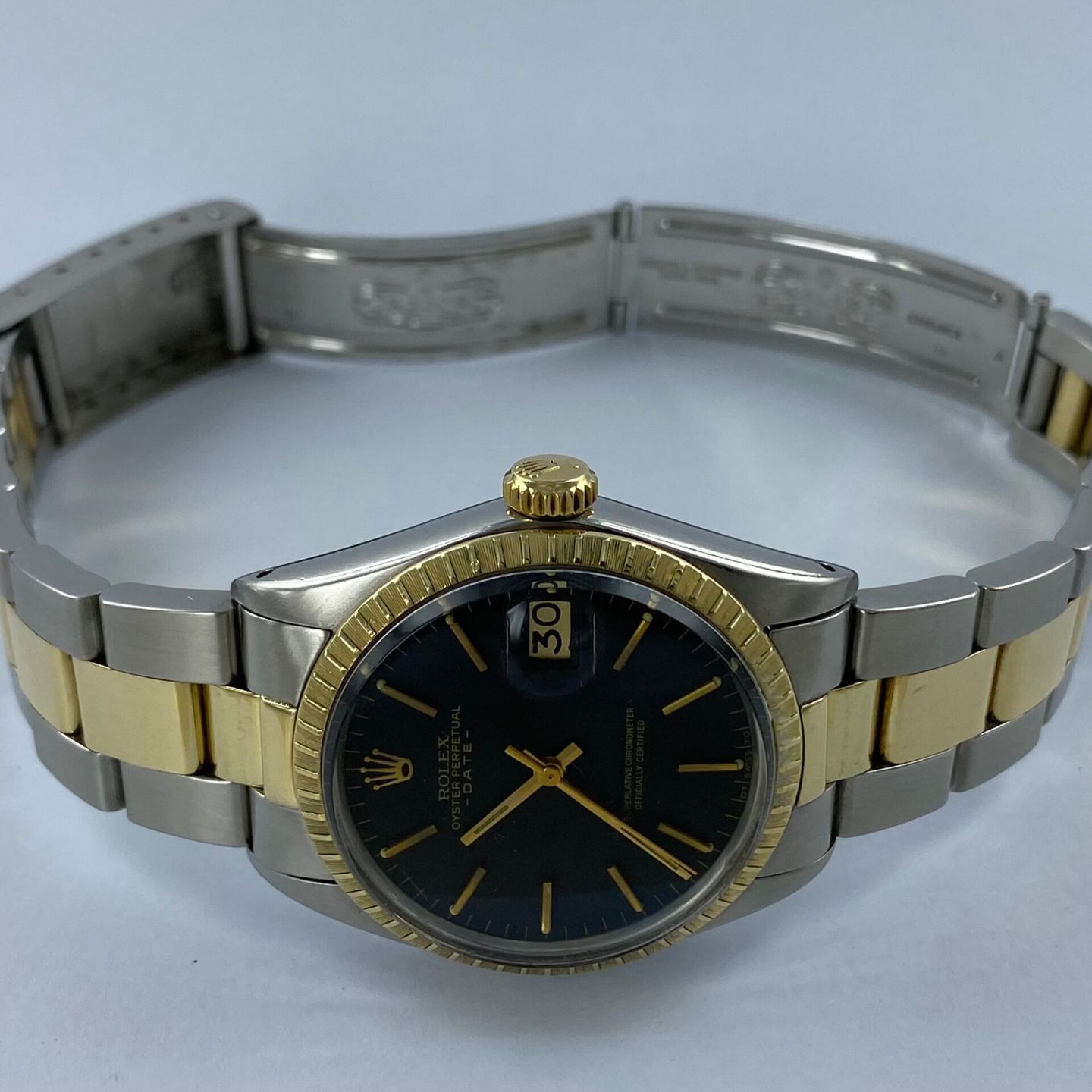 Rolex Oyster Perpetual Date 1505 (Onbekend (willekeurig serienummer)) - 34mm Staal (2/6)