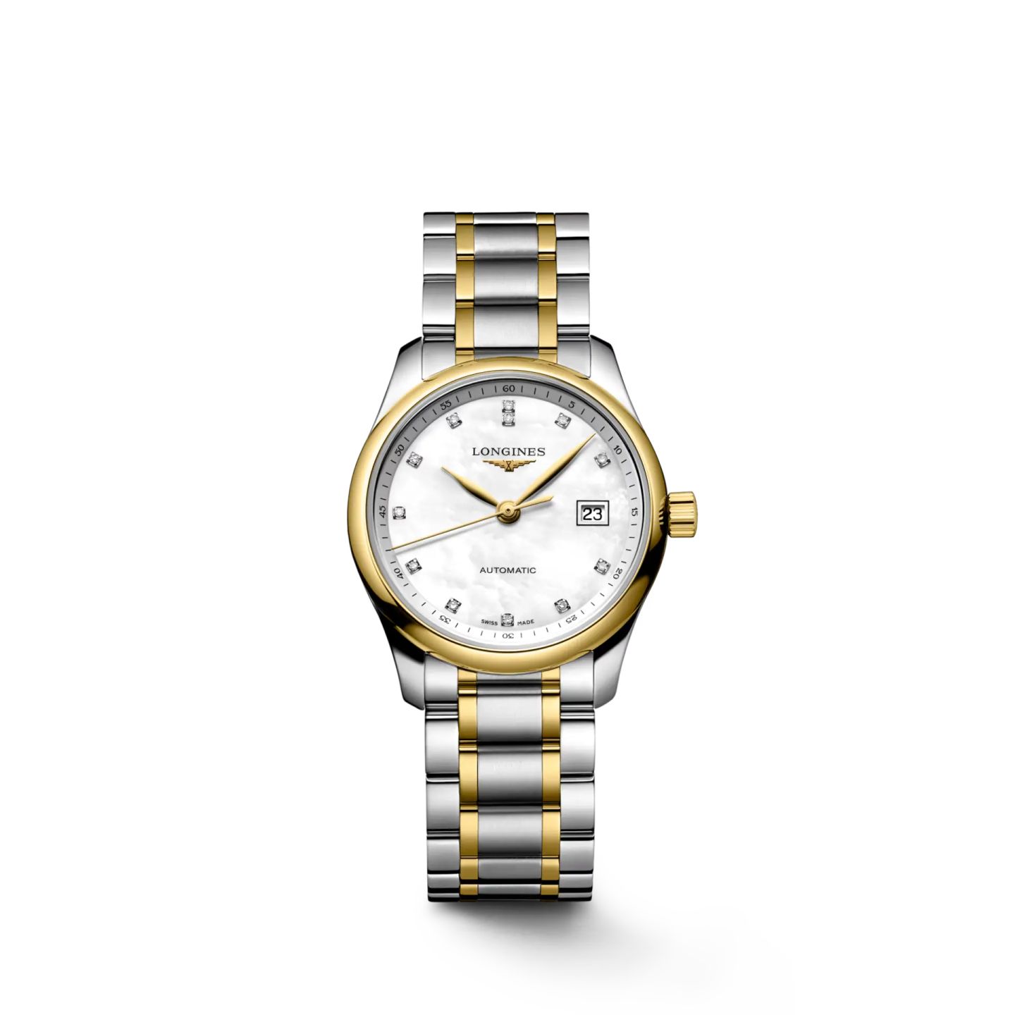 Longines Master Collection L2.257.5.87.7 (2025) - Pearl dial 29 mm Gold/Steel case (1/1)